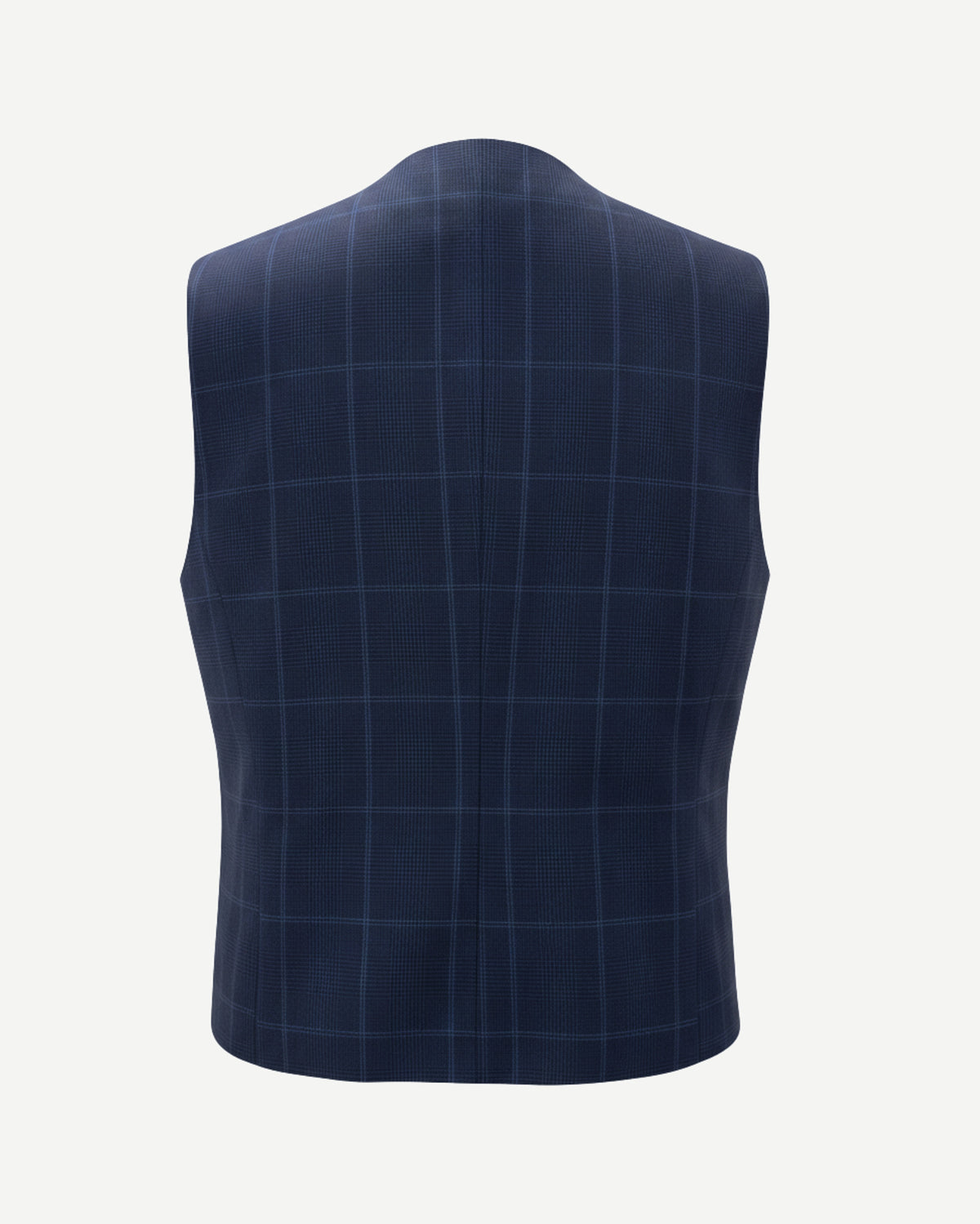 Tailory_Vest_Navy_Windowpane_Tailored_BackView