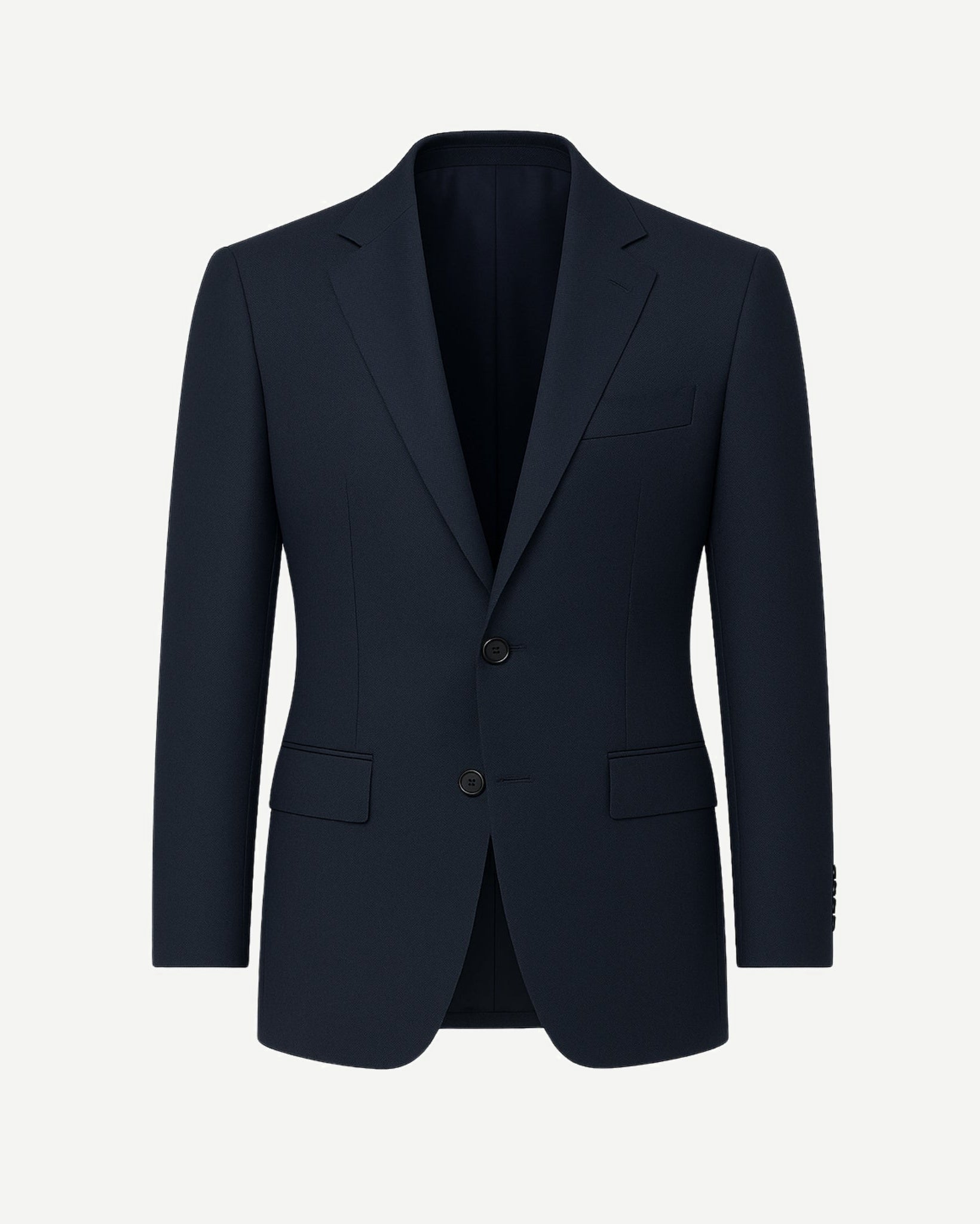 Tailory navy wool sports coat front view