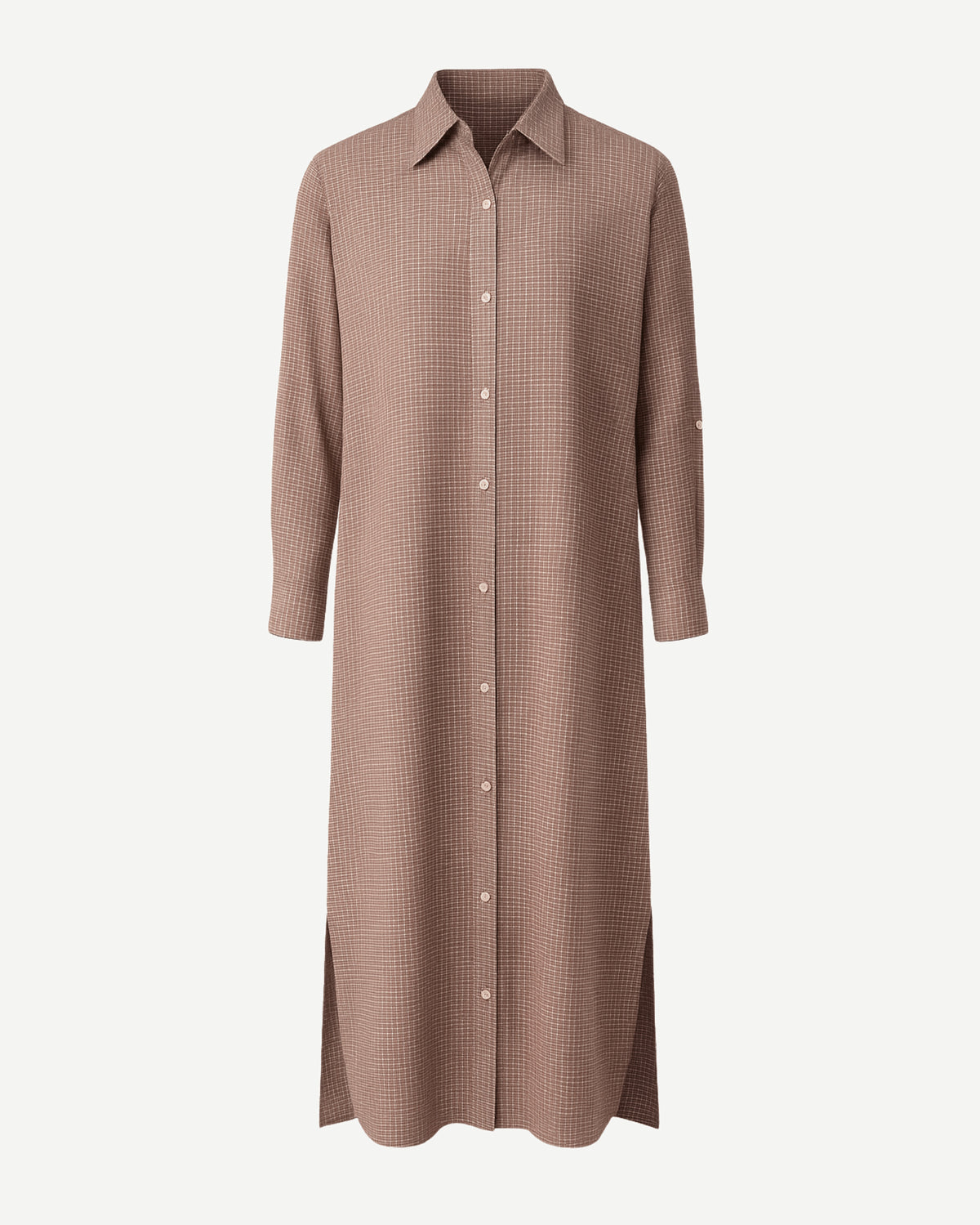 SAMPLE SALE | Plaid Shirt Dress - Dress Shirt - The Tailory New York