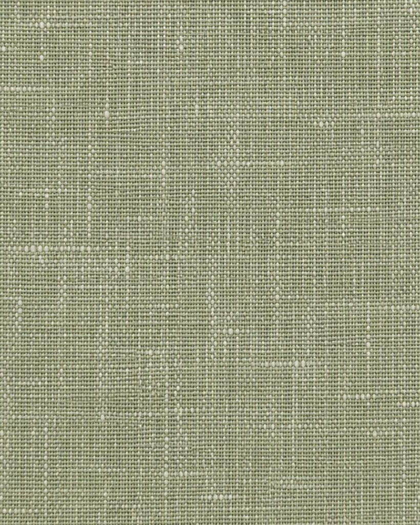 Close-up detail of the breathable woven linen fabric in a muted green shade, highlighting the natural texture of the Sage Green Linen Summer Wedding Shirt ideal for refined warm-weather dressing.