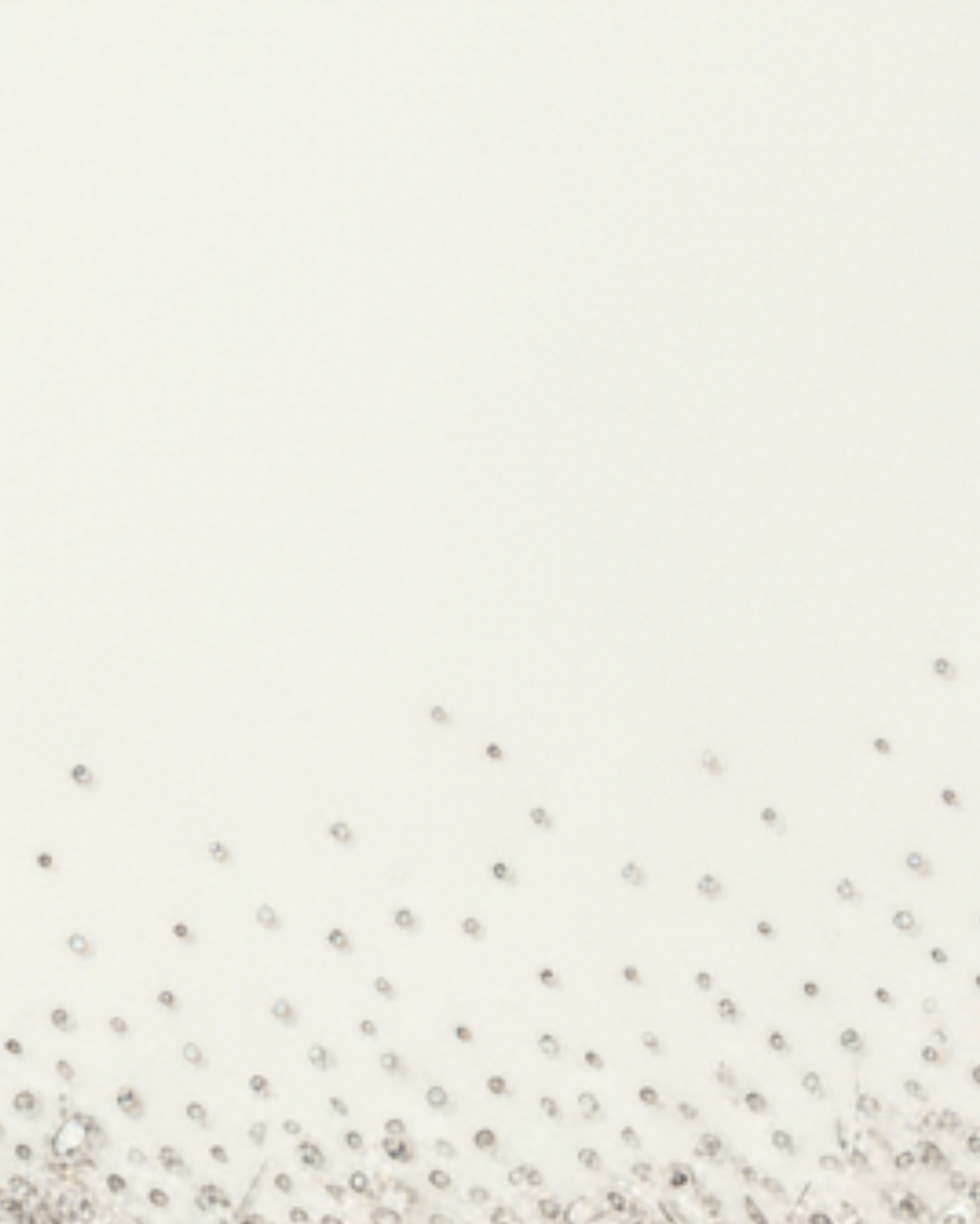 Tailory white velvet ombré embellished fabric swatch