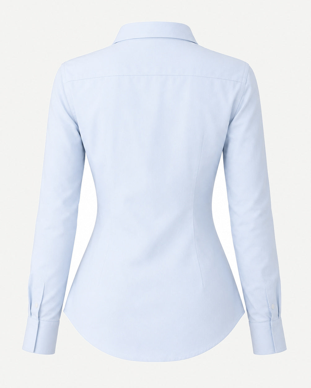 Light blue shirt on a white background