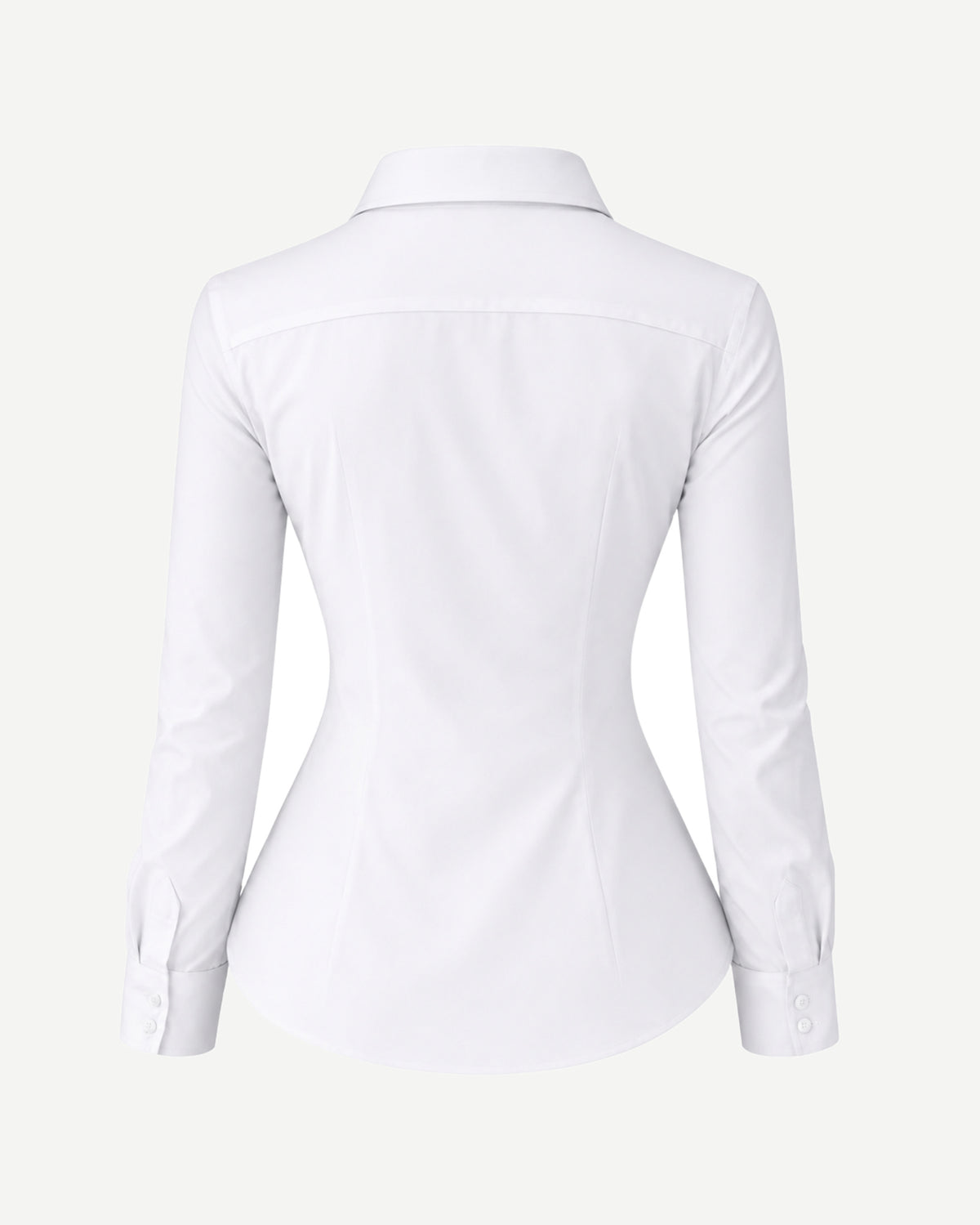 White shirt on a white background