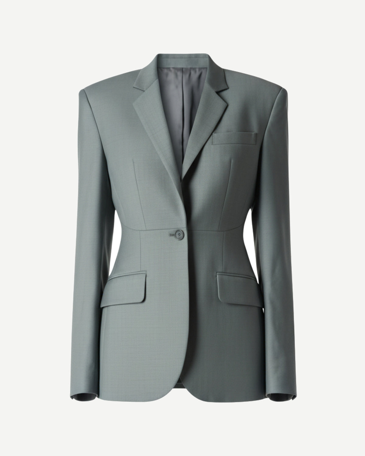 Tailory women’s sage green blazer front view