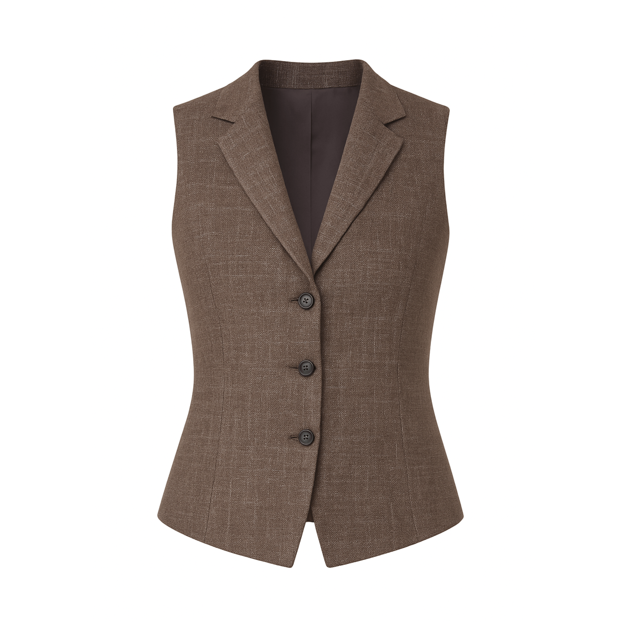 Women’s Tailored Vest Top | 3 - Button Front - Vest - The Tailory New York