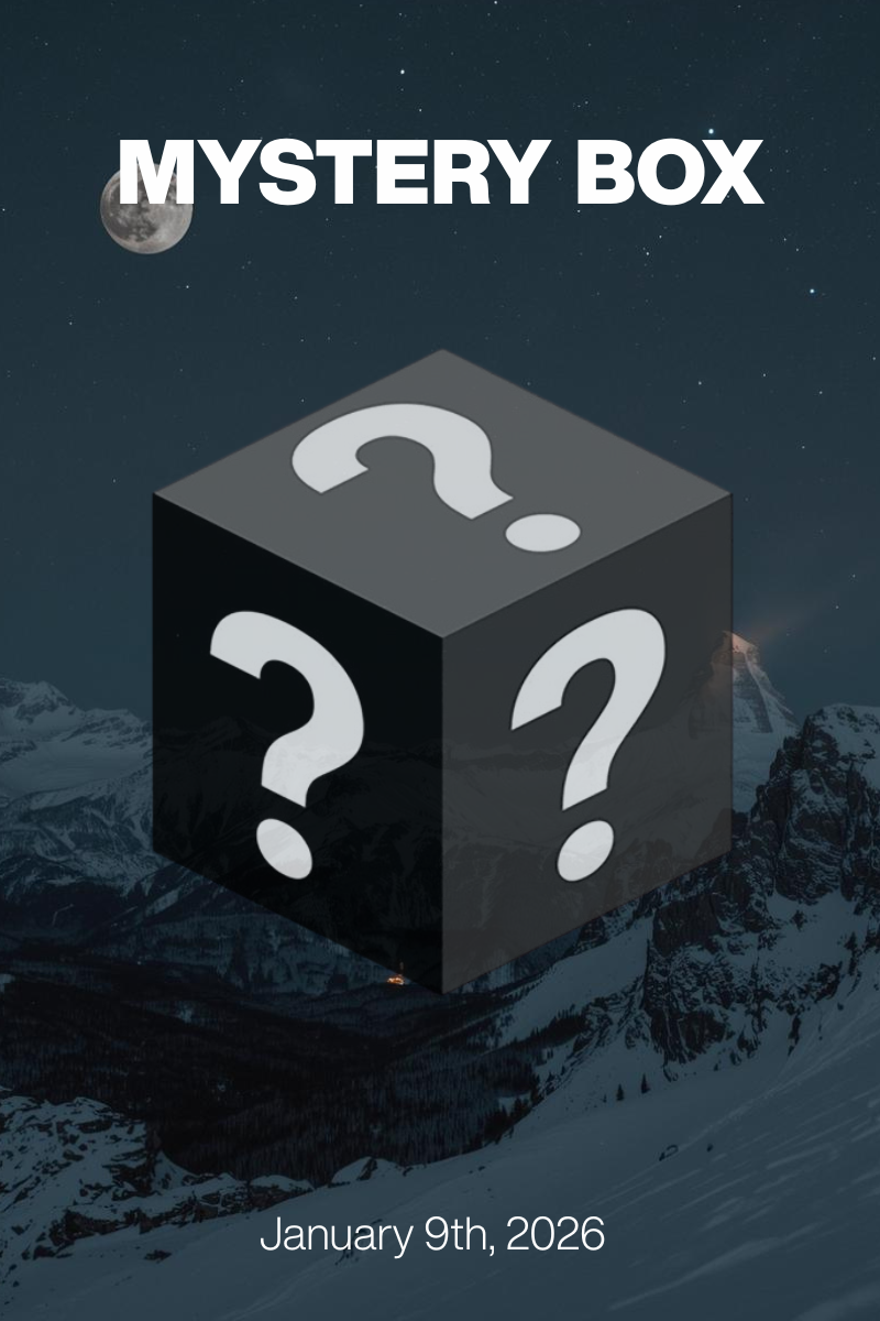 MYSTERY BOX Jan 9th, 2026: Alpine Noir at $79/$99 + Designer Shoes $30