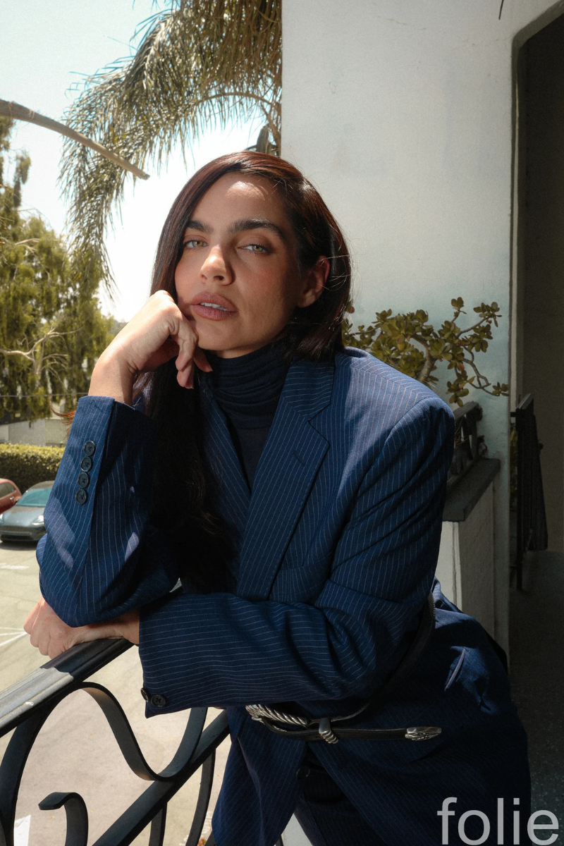 María Gabriela de Faría wearing The Tailory New York in folie