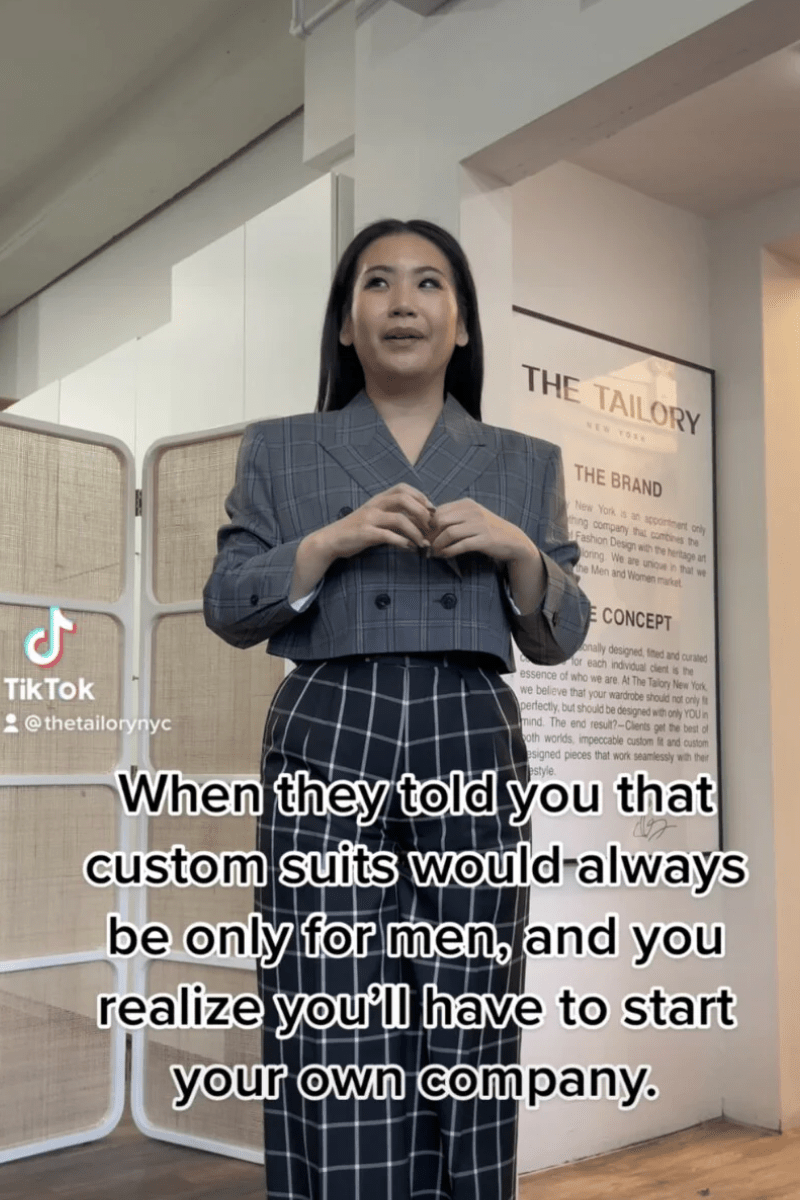 Shao Yang and The Tailory New York story