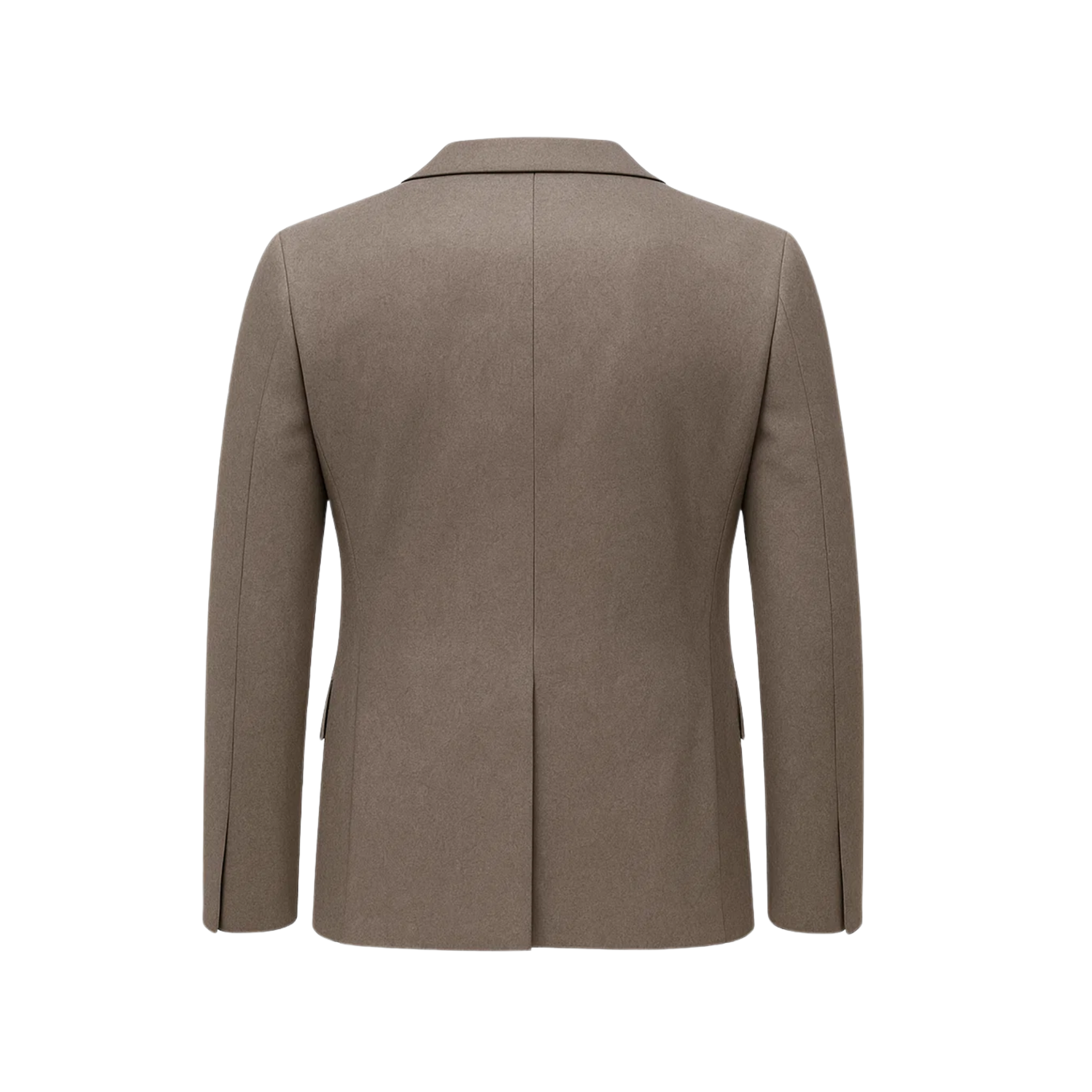 Men's Taupe Brown Classic Tailored Blazer