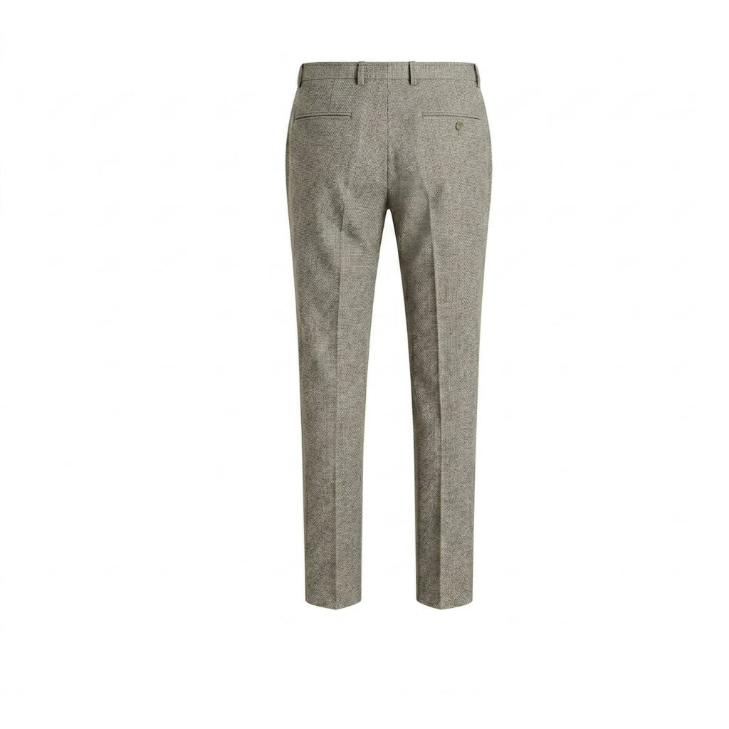 Loro Piana Beige Wool Tailored Trousers