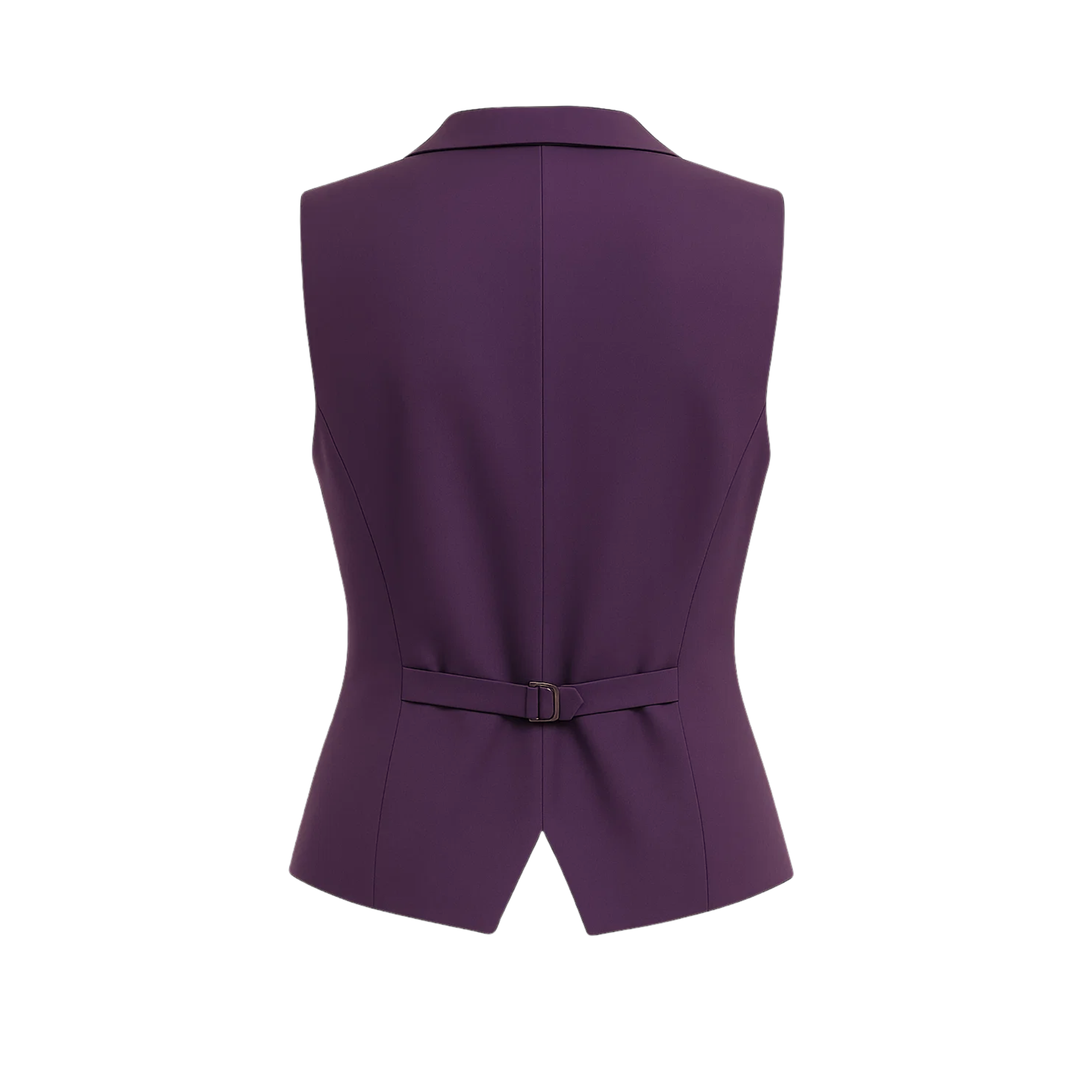 Women's Purple Five Button Vest