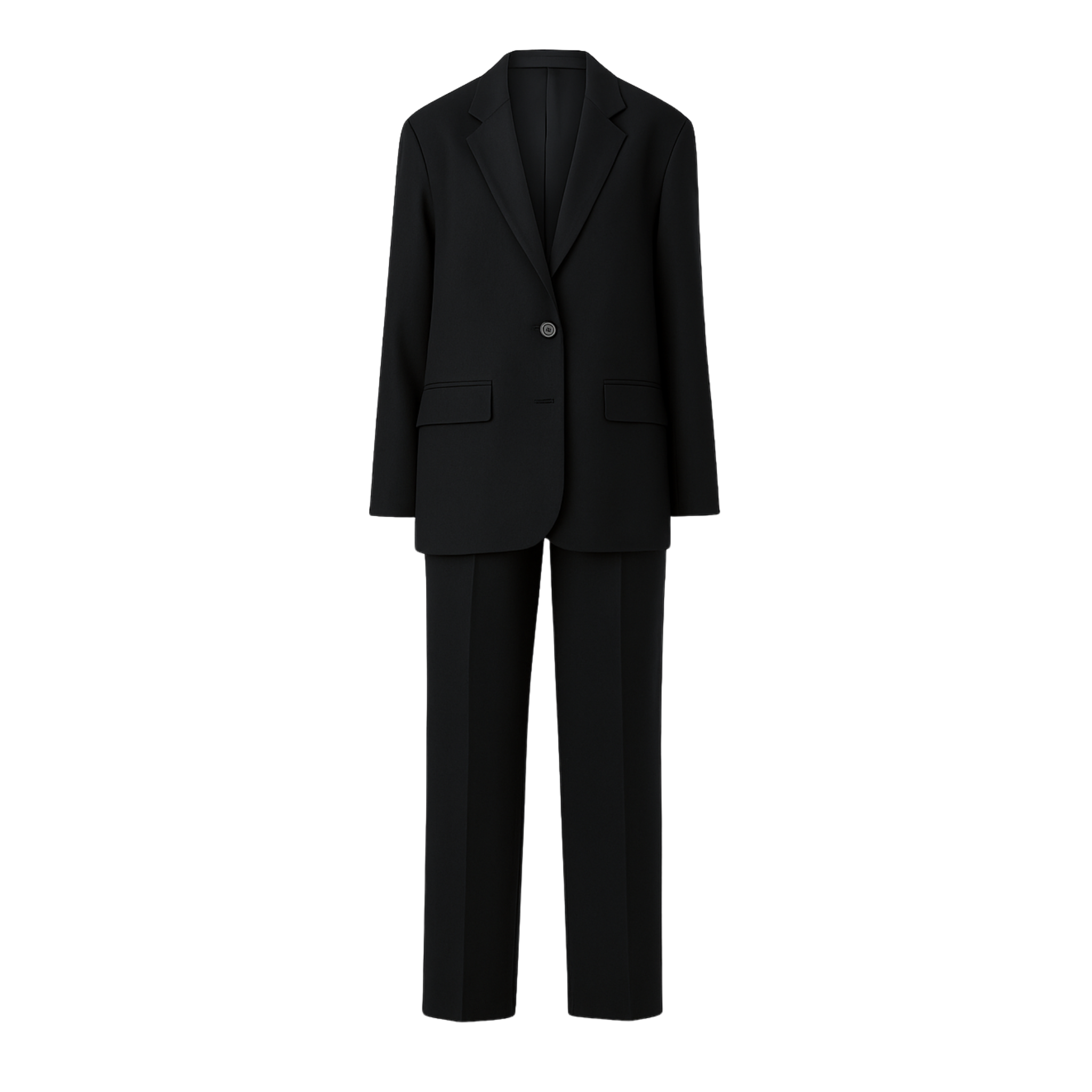 PRE-LOVED | Women's Black Oversized Wedding Suit