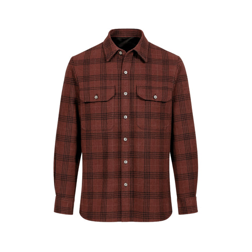 Tramonto Sunset Shirt Jacket — Lightweight Elegance with Luxe Pearl Accents