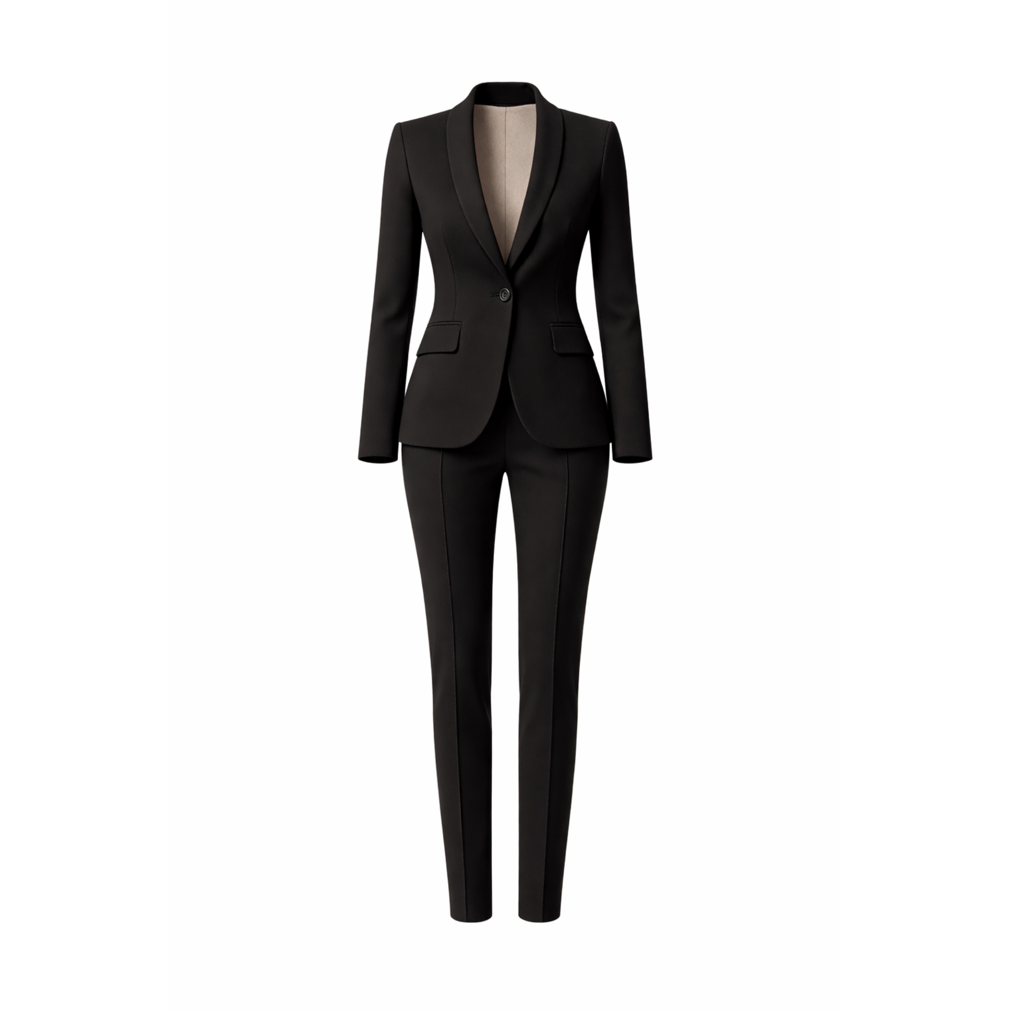 Women's Wearhouse| Women's Black Fitted Wedding Suit