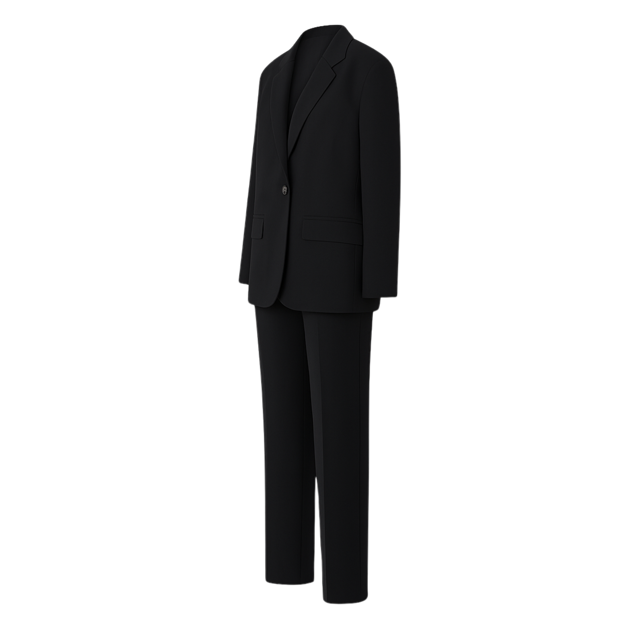 PRE-LOVED | Women's Black Oversized Wedding Suit