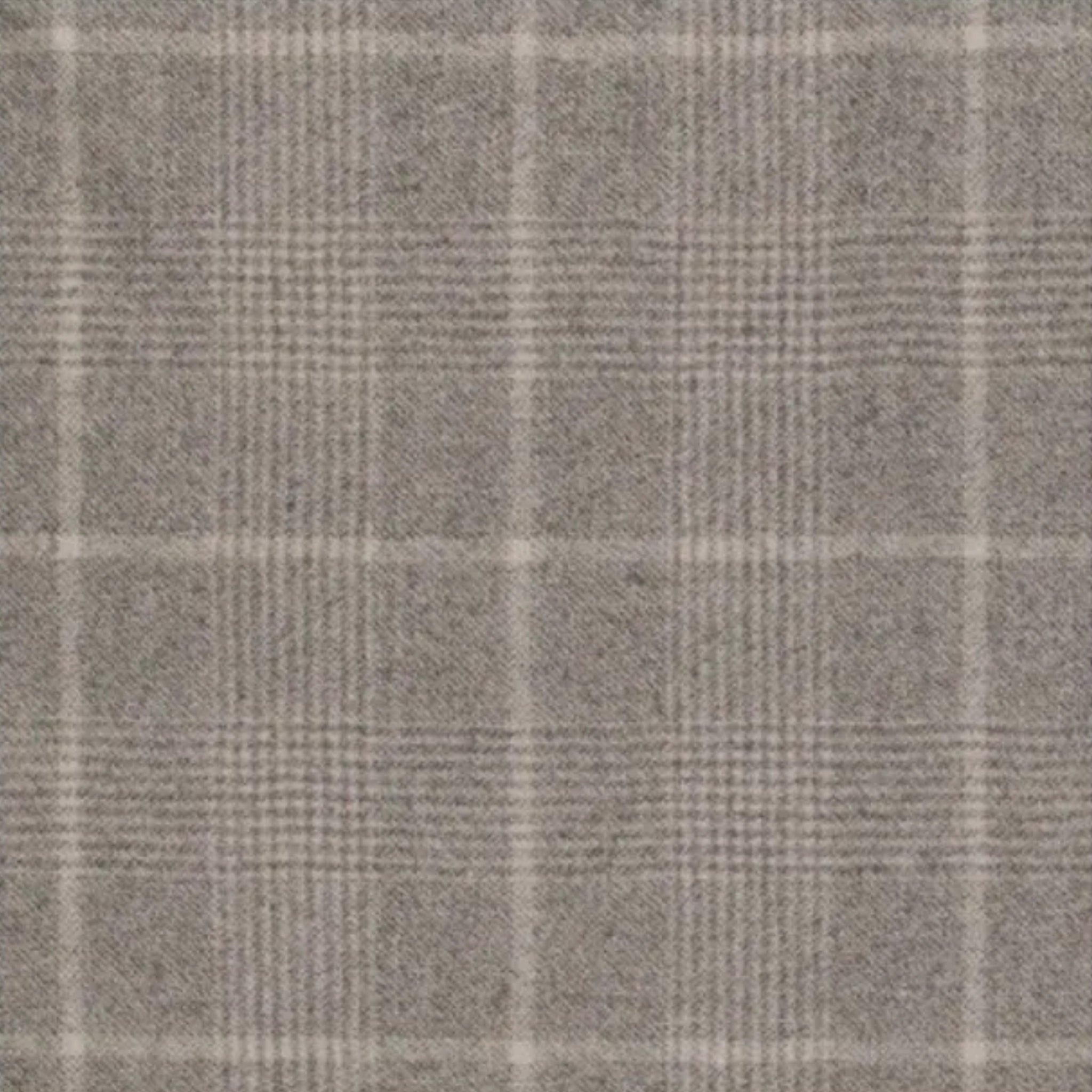 Light Grey Vest | Custom Glen Check Double-Breasted