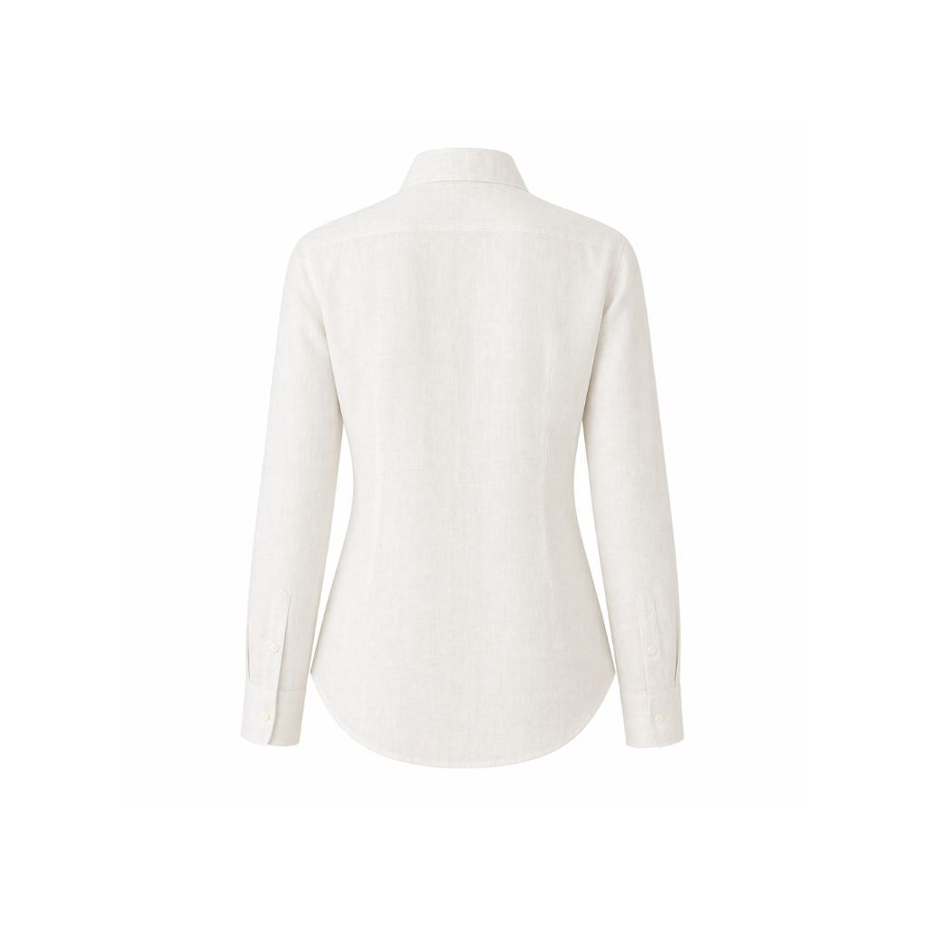 Ivory Linen Summer Wedding Shirt
