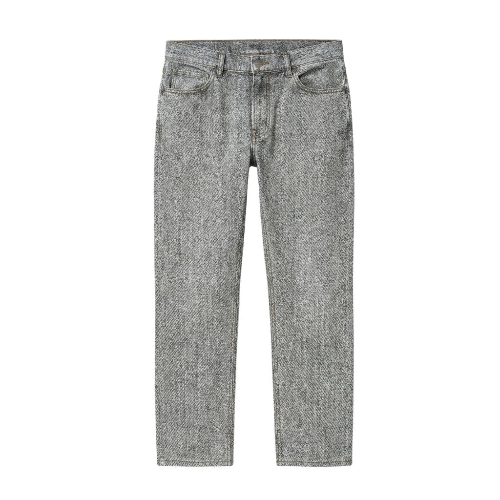Loro Piana Grey Wool Cashmere Blend Jeans