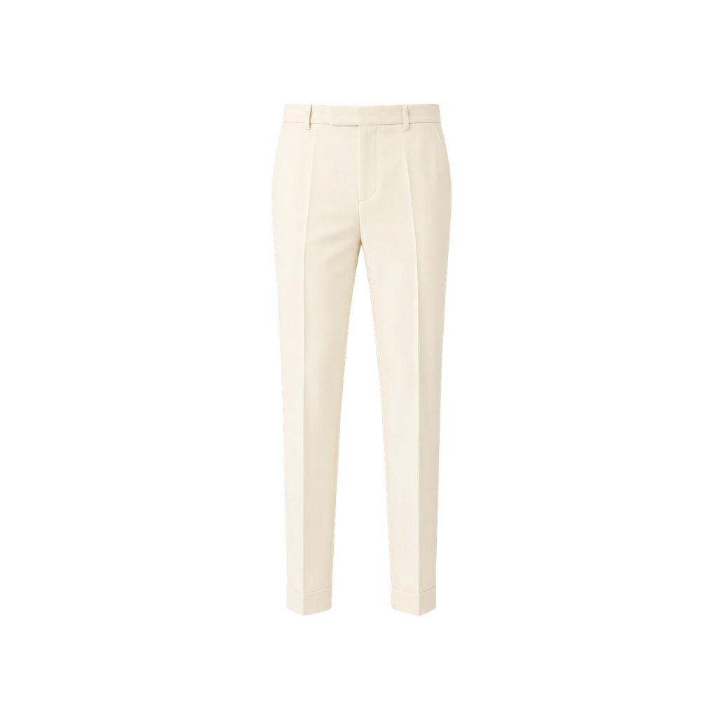 Ivory Women’s Wool Tuxedo Pants
