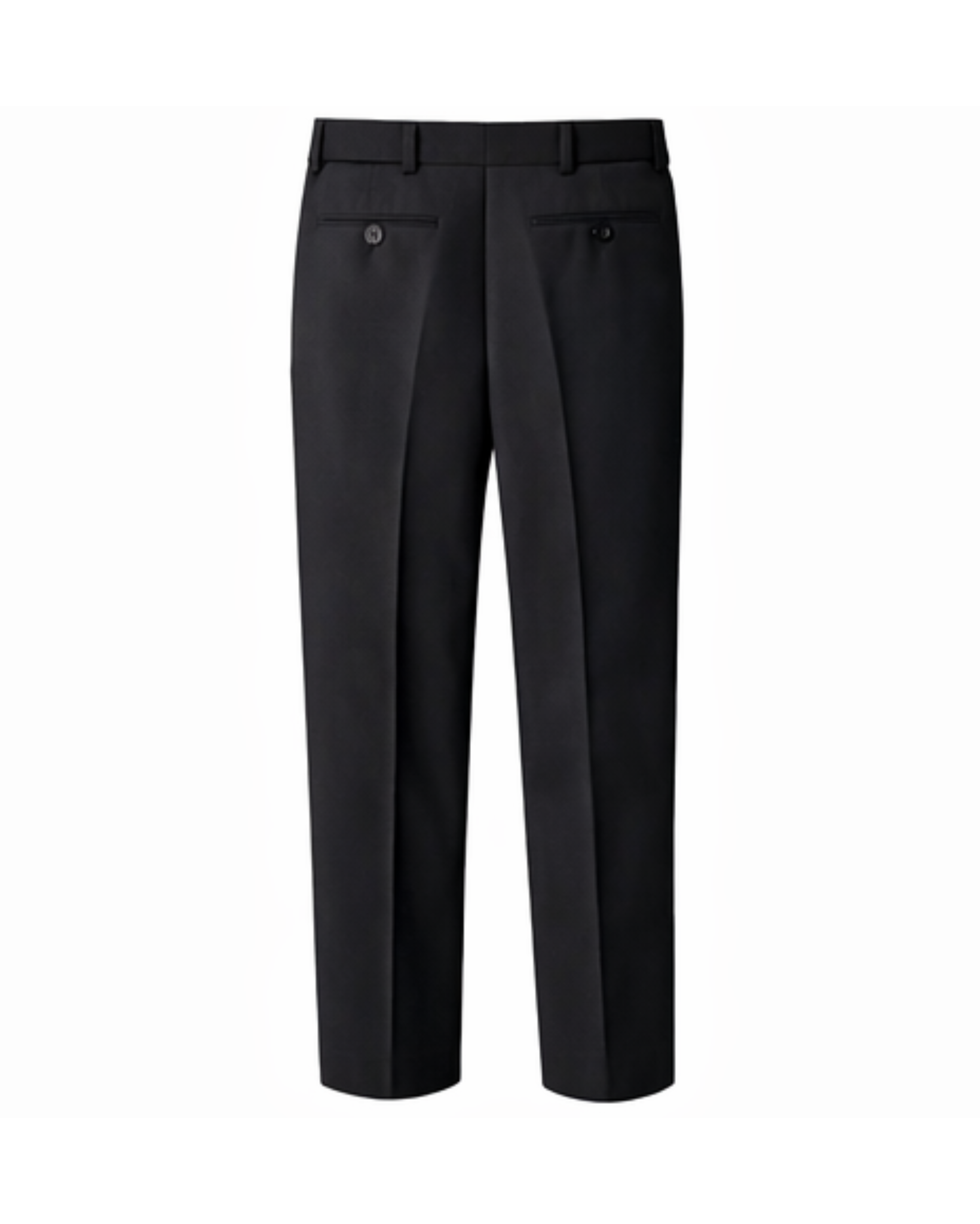 Women's Wearhouse | Black Oversized Women's Suit Pant in a sleek black fabric featuring back buttoned welt pockets and belt loops for a polished and versatile formal look.