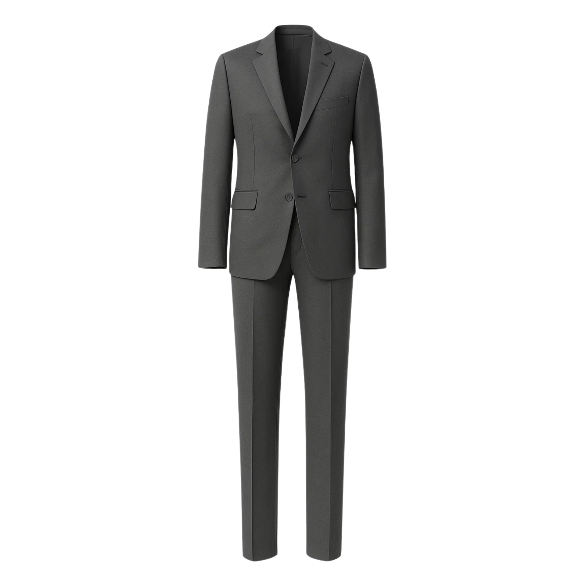 Men's Loro Piana Charcoal Slim Suit