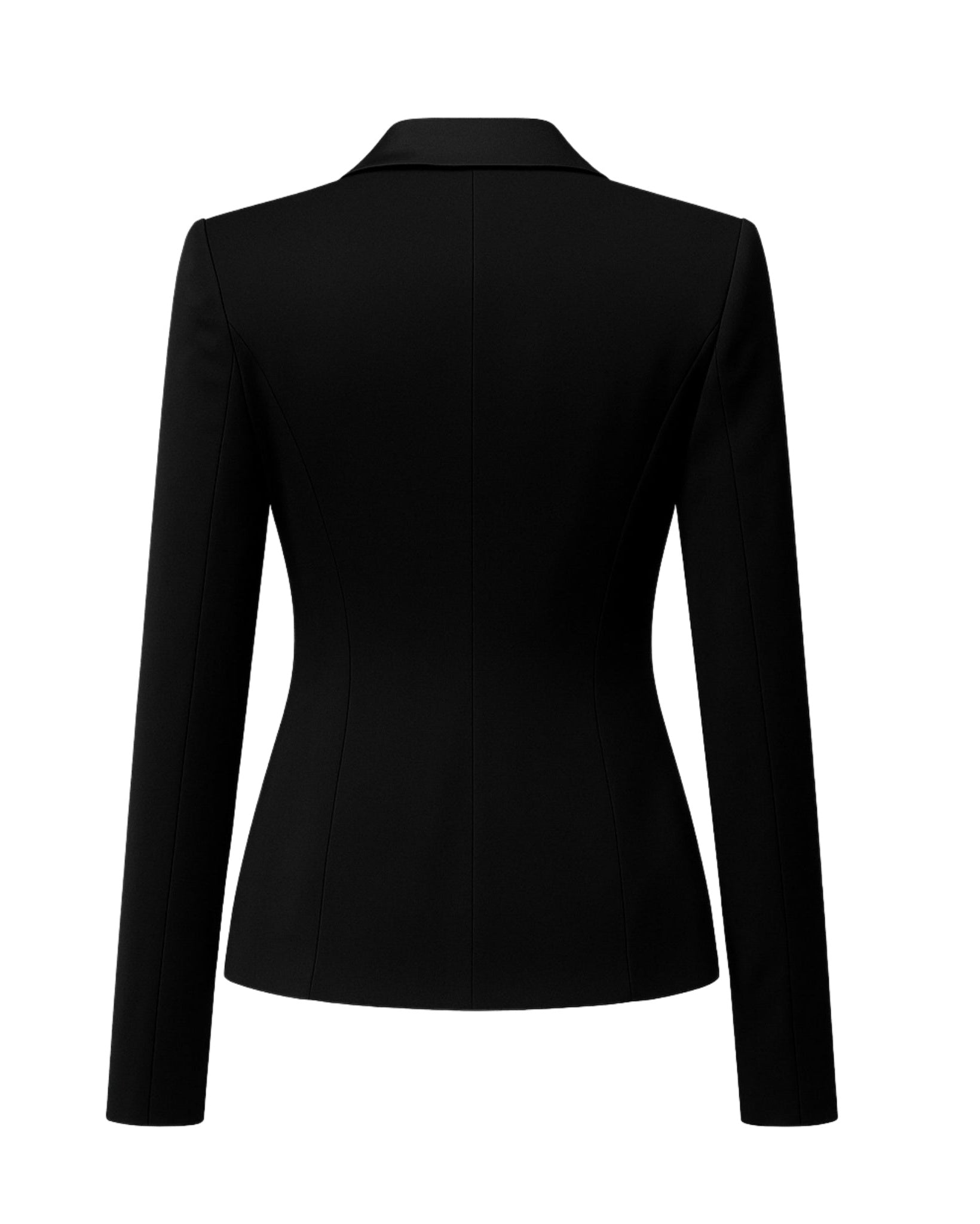 black dress jacket ladies The Tailory New York Fitted Shawl Collar Single Button Formal Blazer, 36 About The Brand Suit Jacket Black Dressy Jacket