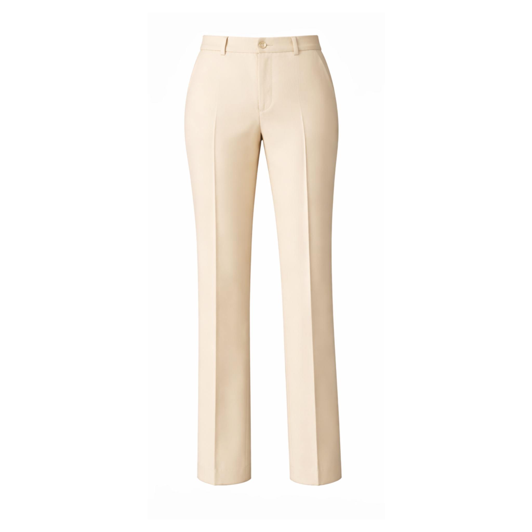 Women's Wearhouse | Cream Fitted Suit Trouser
