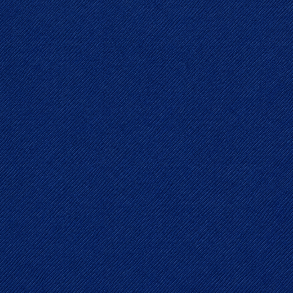 Loro Piana Blue 100% Wool Men’s Fitted Vest fabric swatch showcasing a rich blue color with a fine diagonal twill texture, ideal for luxury men's suiting.