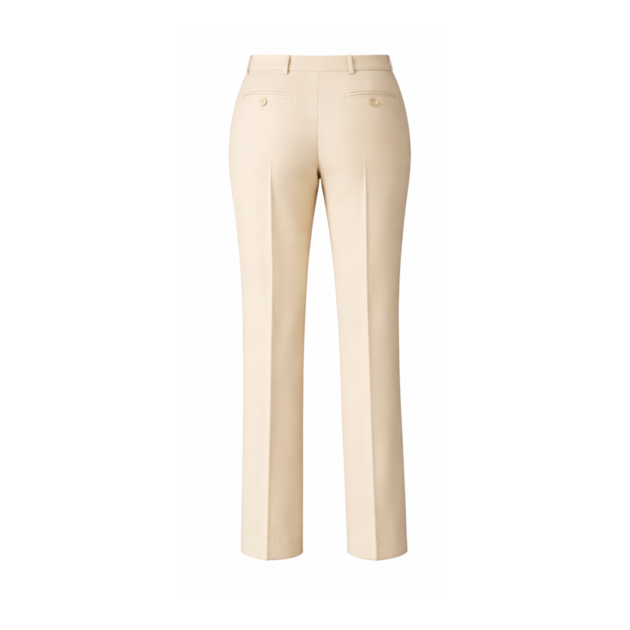 Women's Wearhouse | Cream Fitted Suit Trouser