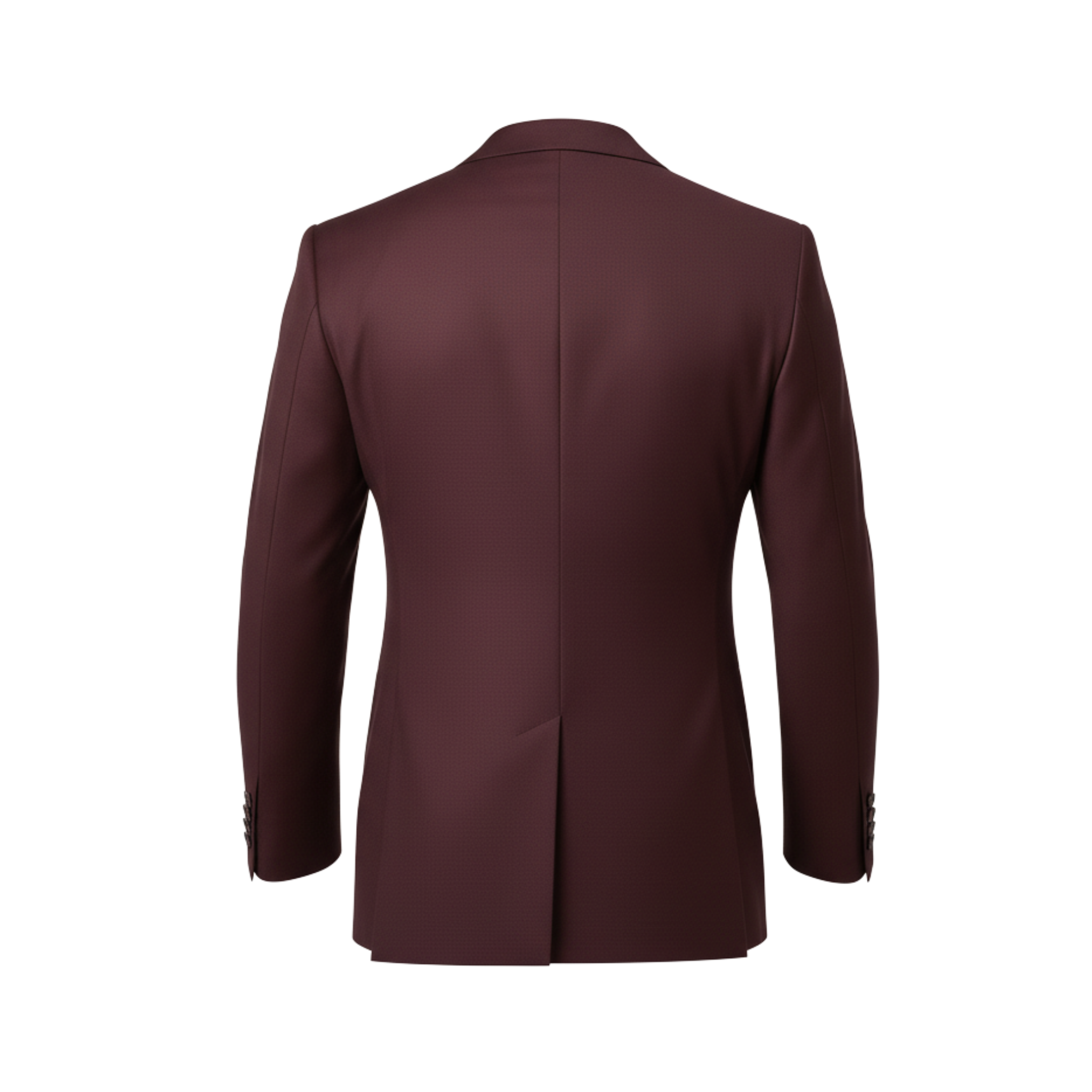 Burgundy Wool Blazer