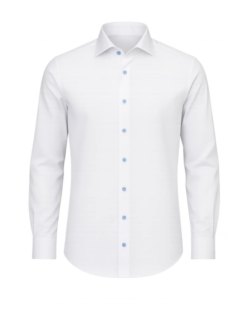 Men's White Classic Dress Shirt