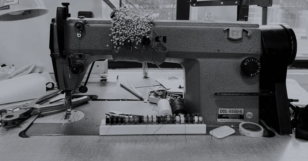 An industrial machine on the bench at The Tailory New York
