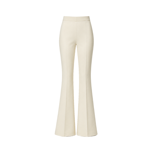 Ivory Loro Piana women's flare pants front view