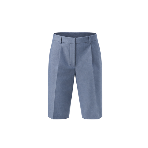 Blue Loro Piana Tailored Bermuda Shorts