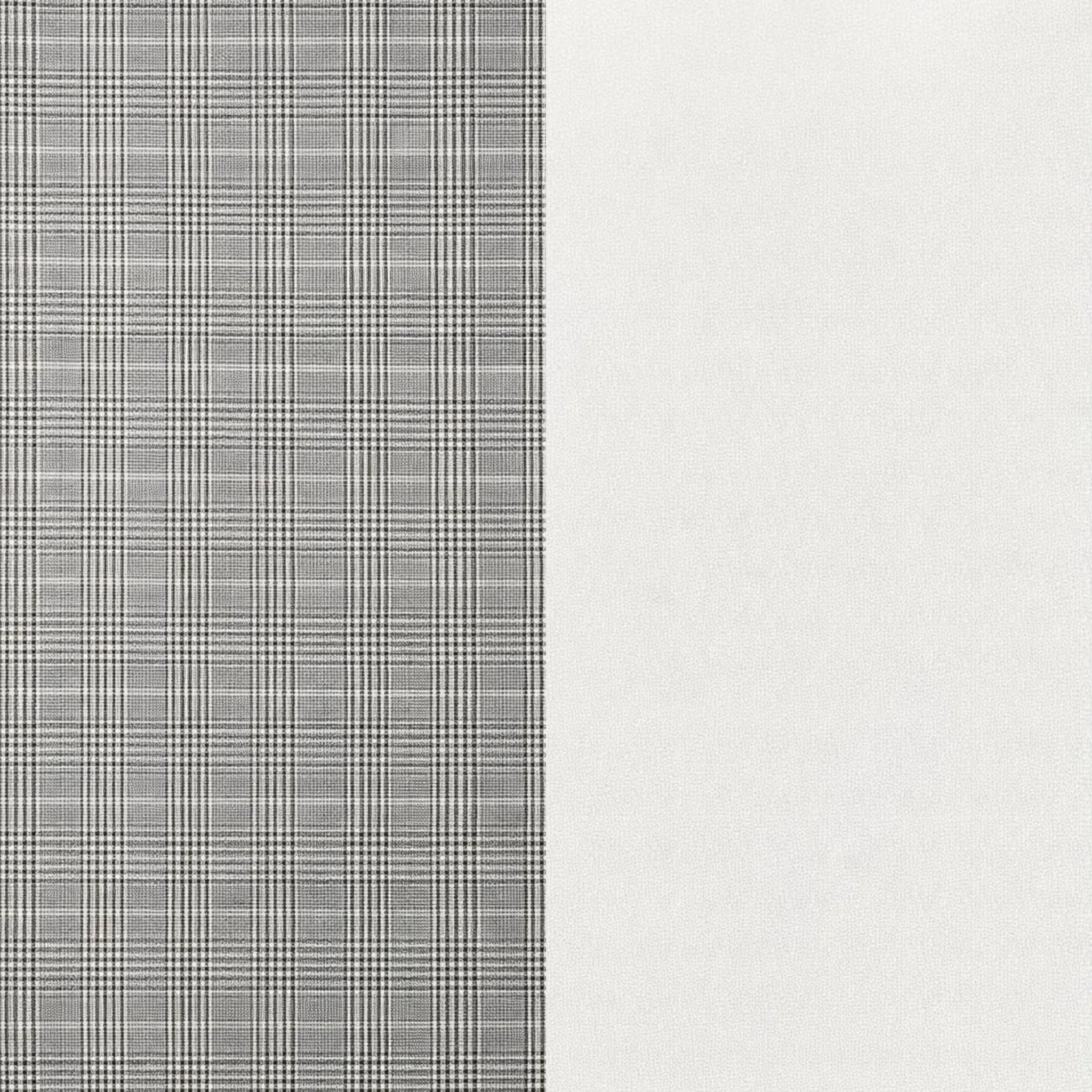 Tailory grey plaid blazer fabric swatch