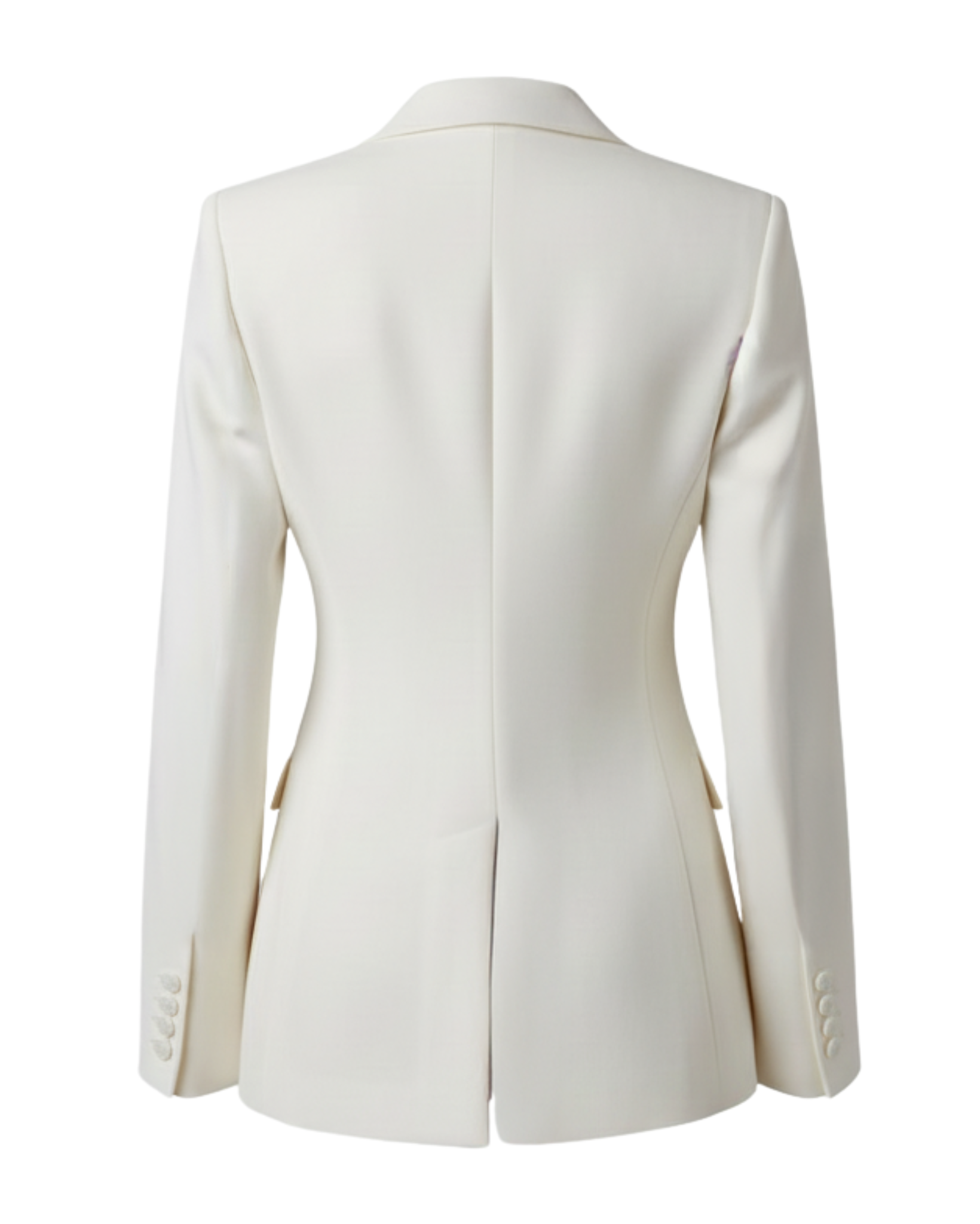 Tailory ivory tailored blazer with sculpted silhouette back view
