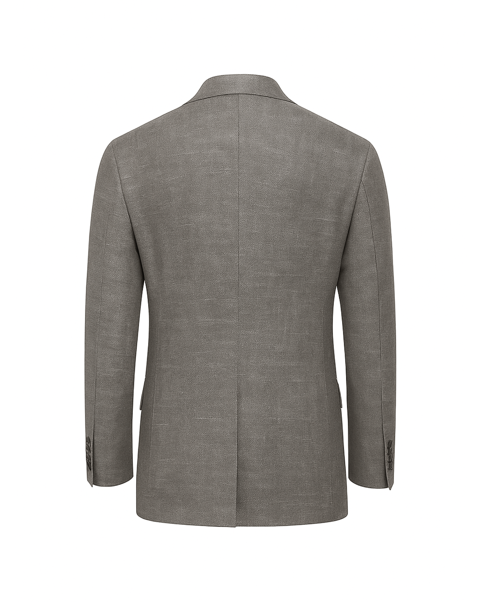 Tailory stone Loro Piana lightweight blazer back view