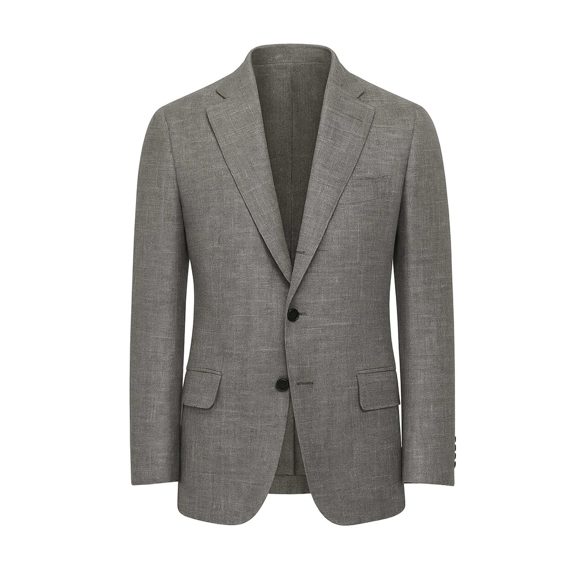 Tailory stone Loro Piana lightweight summer blazer front view