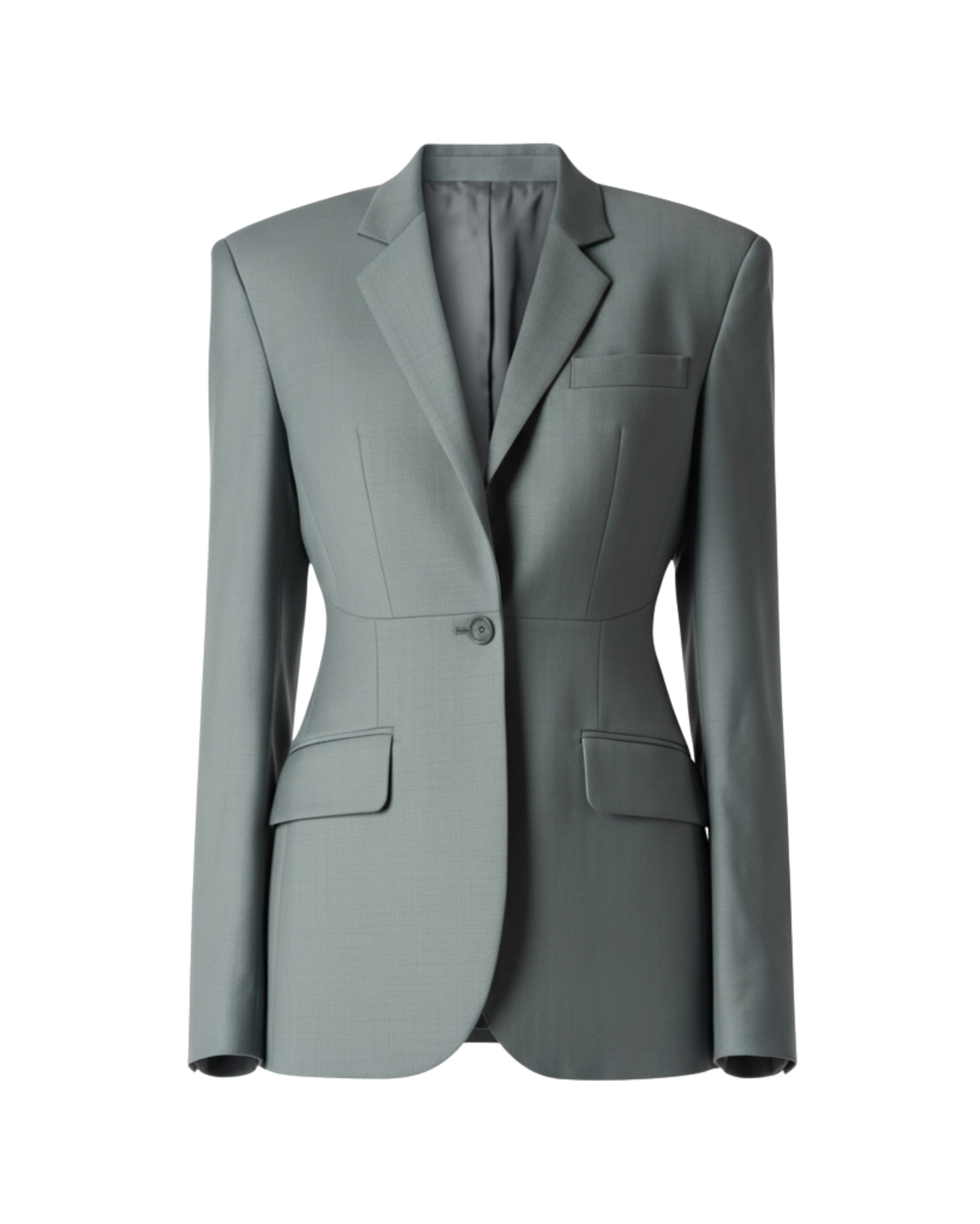 Tailory women’s sage green blazer front view