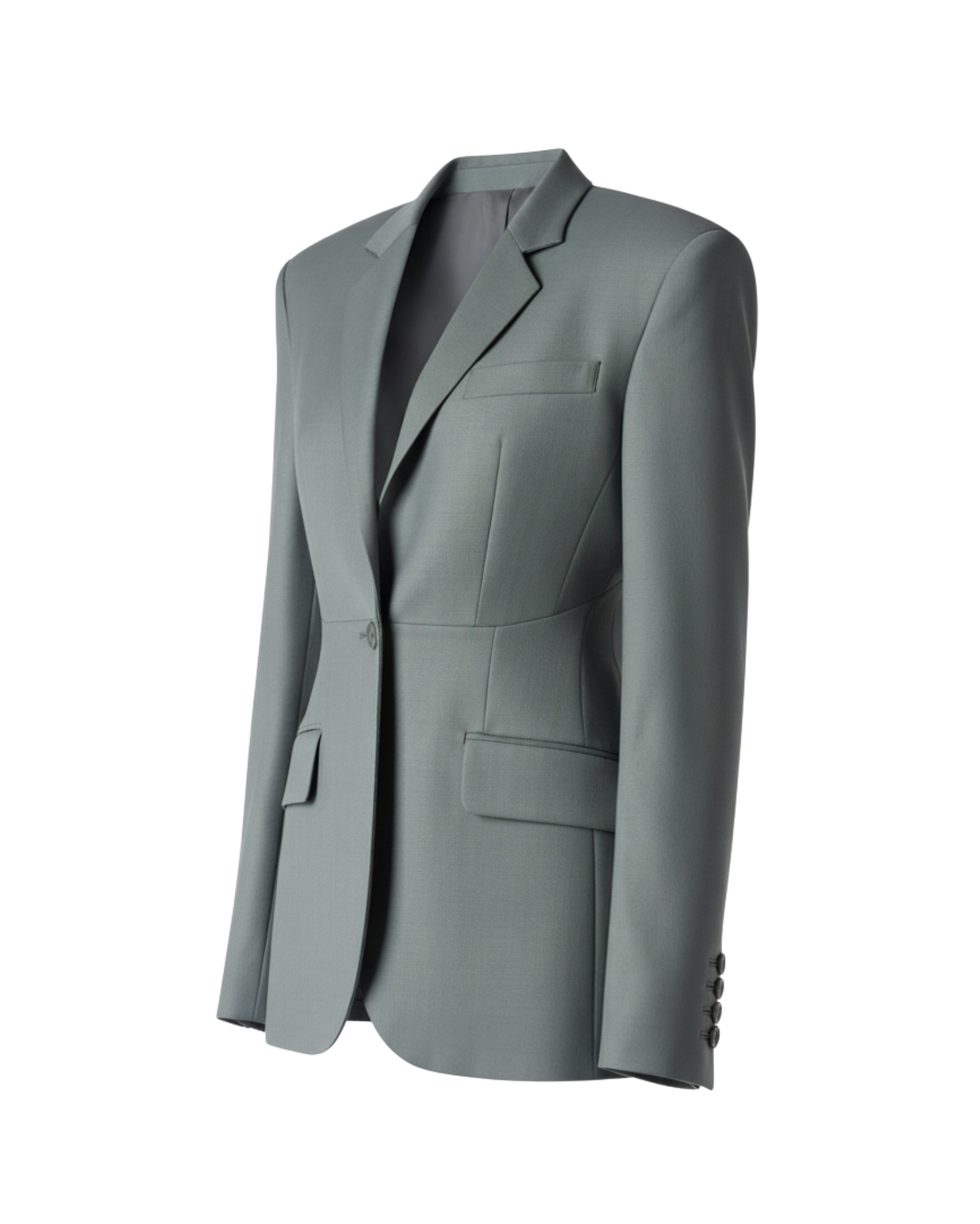 Tailory women’s sage green blazer side view