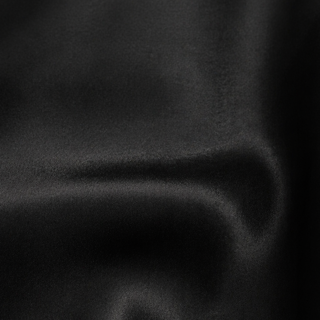 Tailory black satin cummerbund swatch