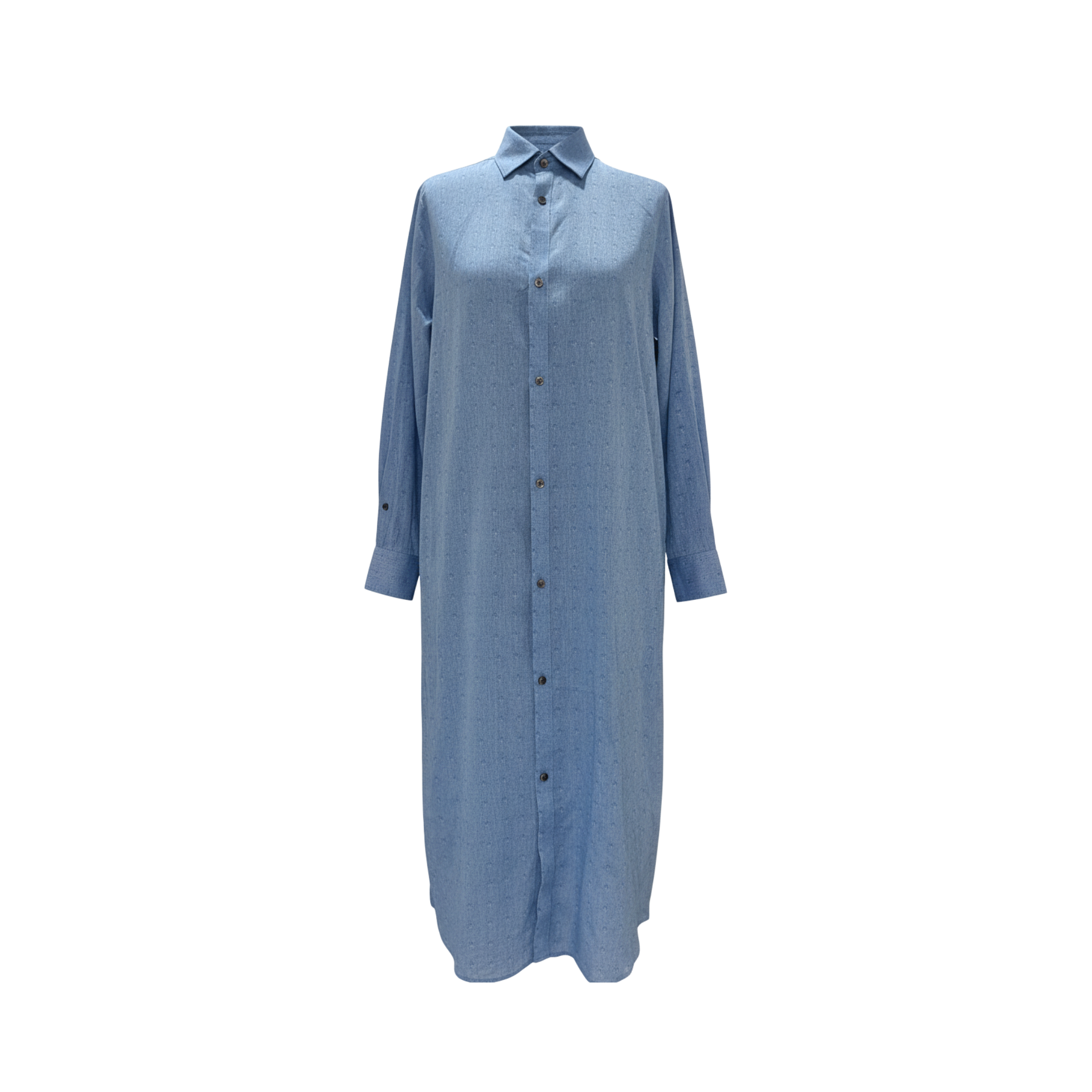Tailory_Dress_Blue_Chambray_Oversized_Shirt_FrontView