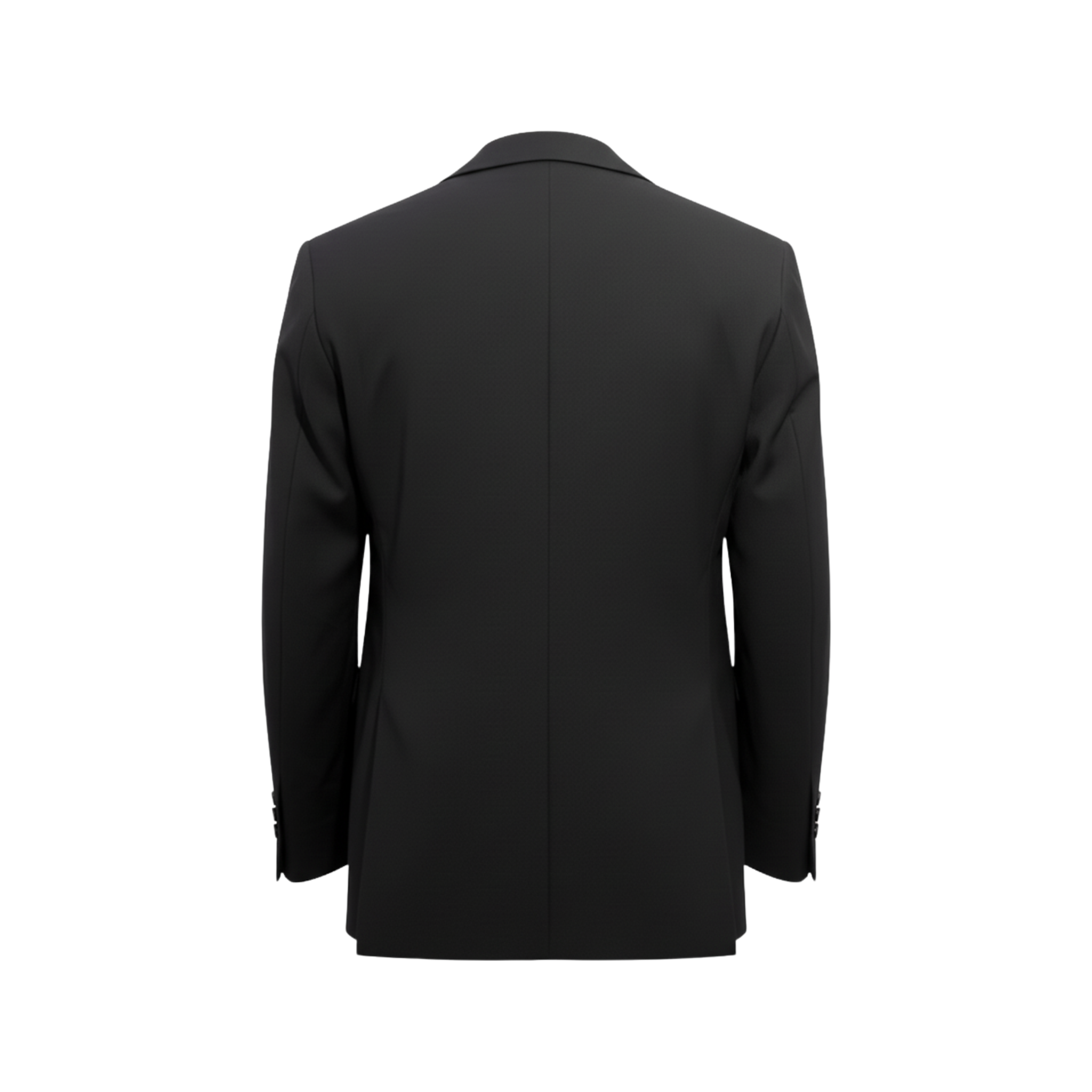 Tailory black tailored single-button jacket with pink lining back view