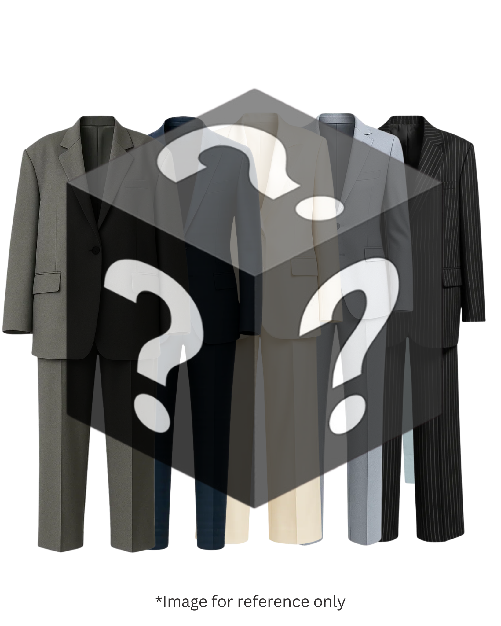 Tailory multicolor mystery suit set placeholder front view