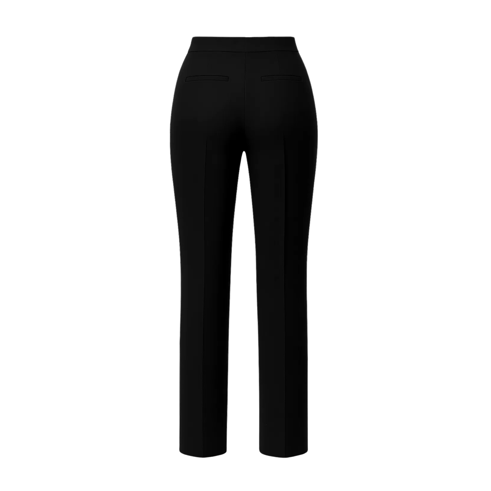 Tailory black tailored dress pants high rise back view