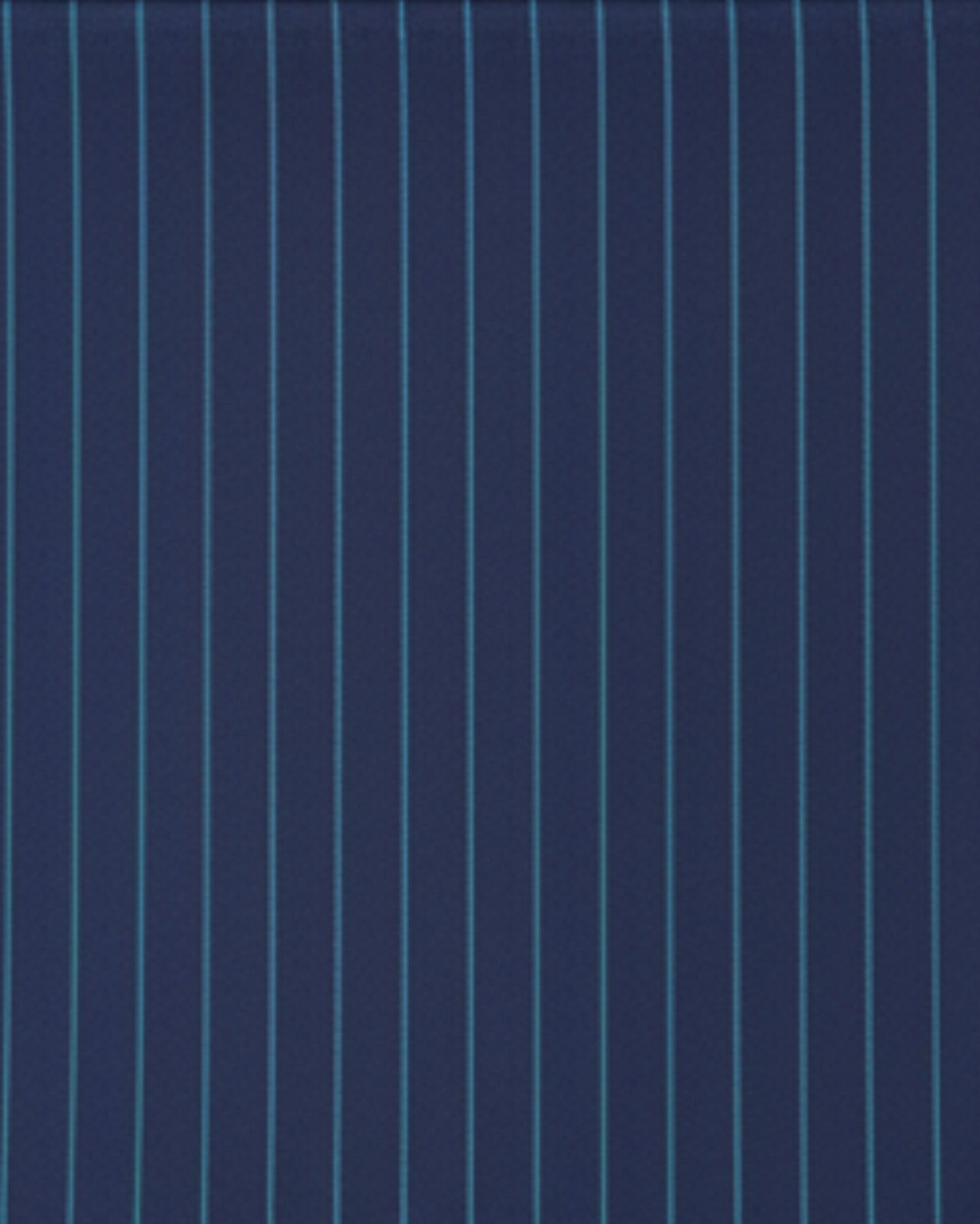 Tailory navy white pinstripe suiting fabric swatch