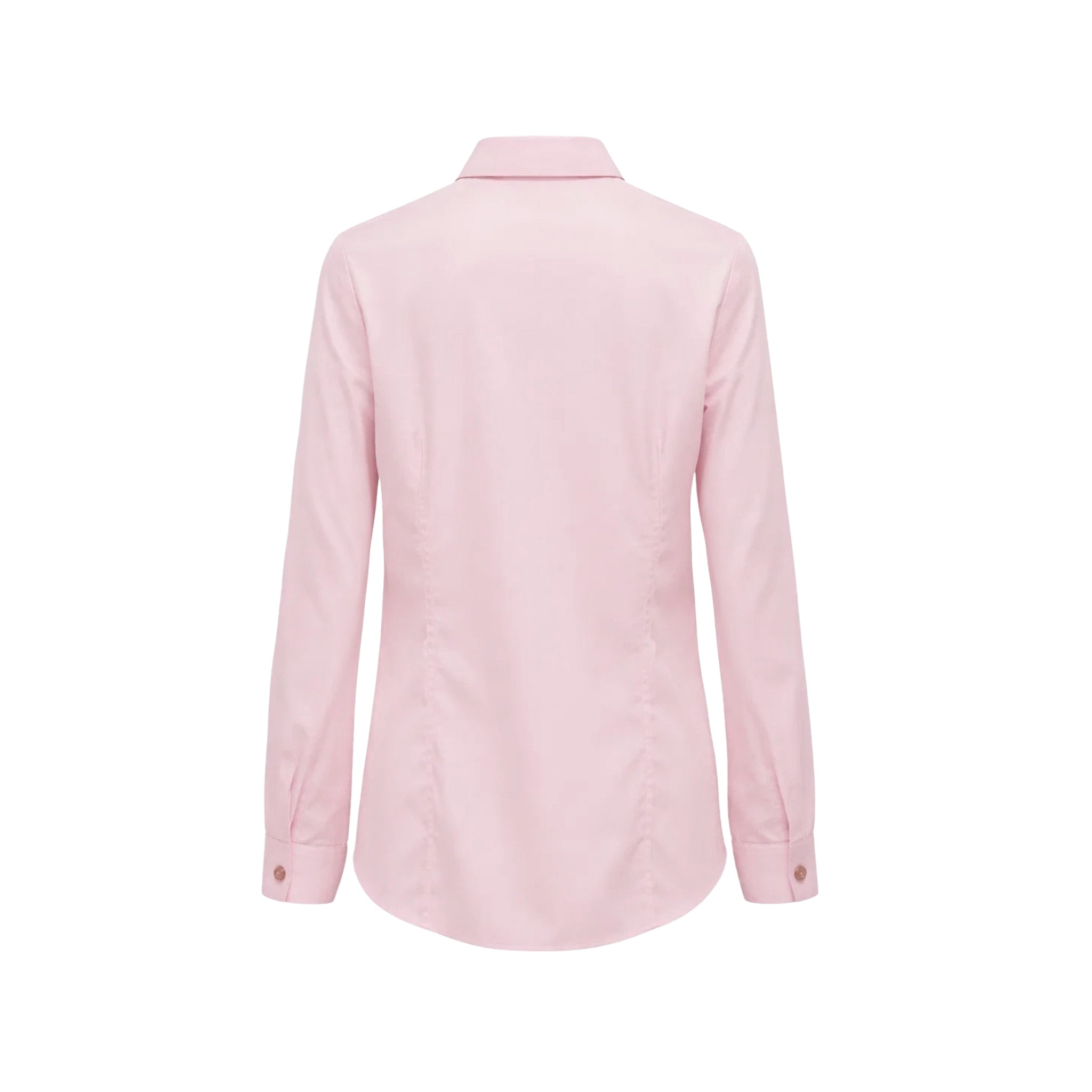 Tailory shirt pink triple button back view