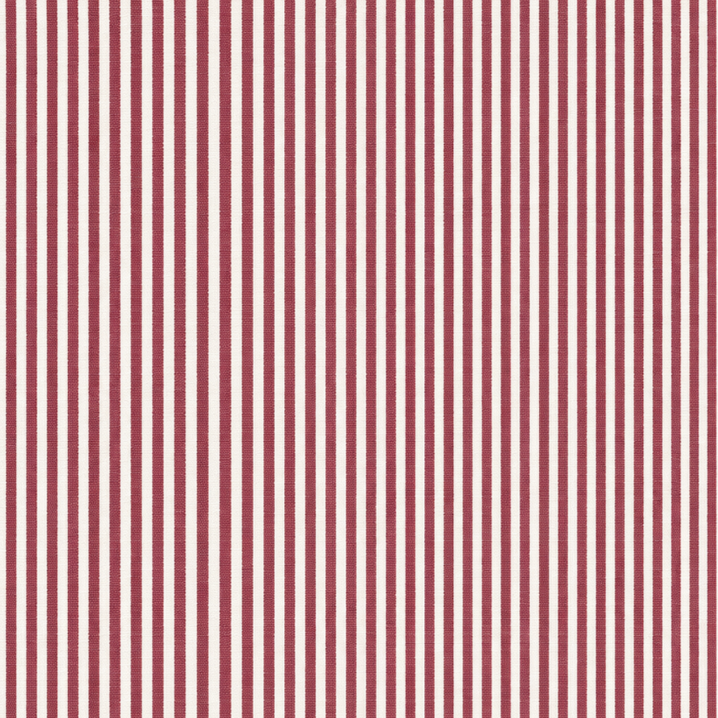 The Tailory New York red striped Loro Piana cotton swatch