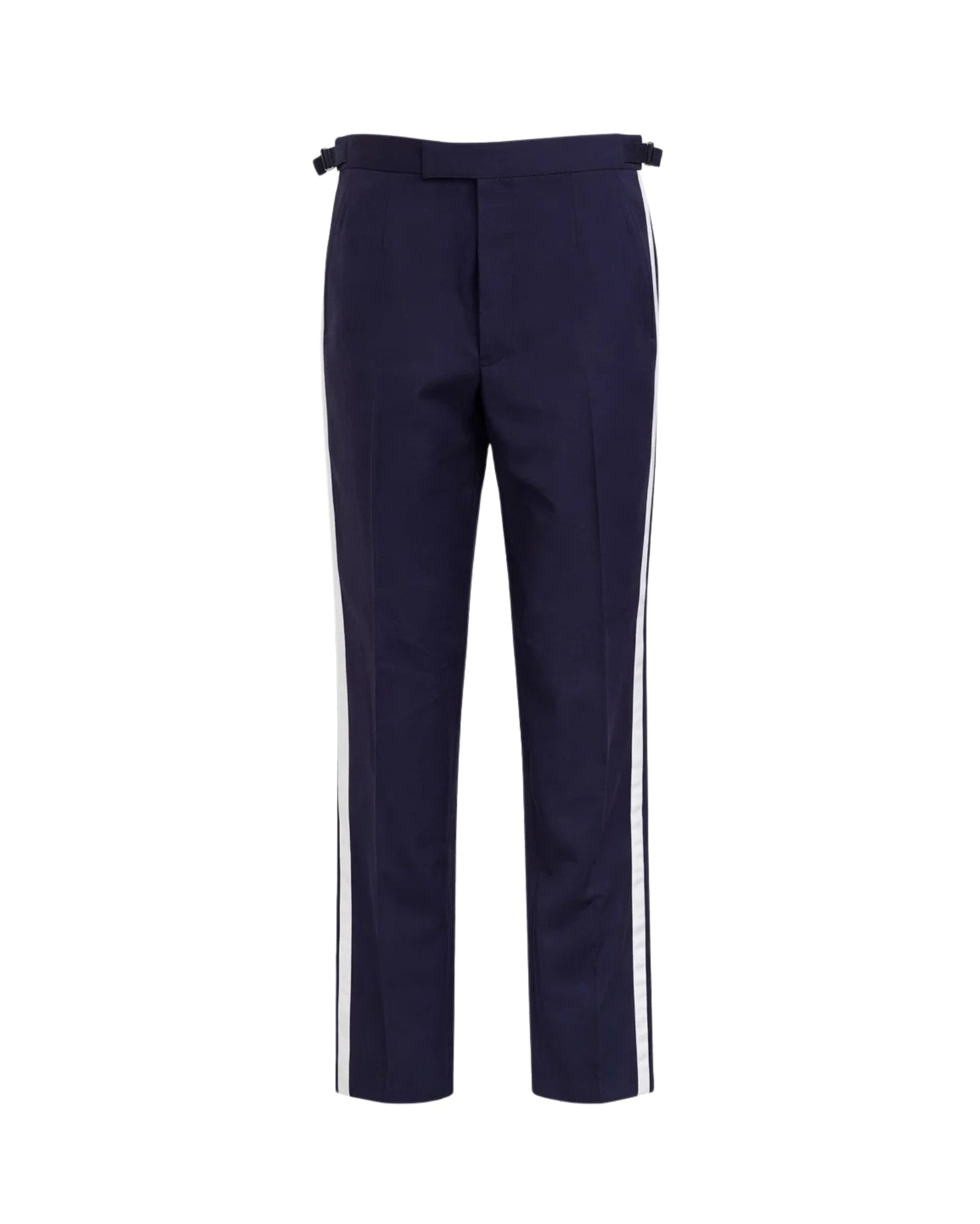 Tailory purple side-stripe tailored trousers front view