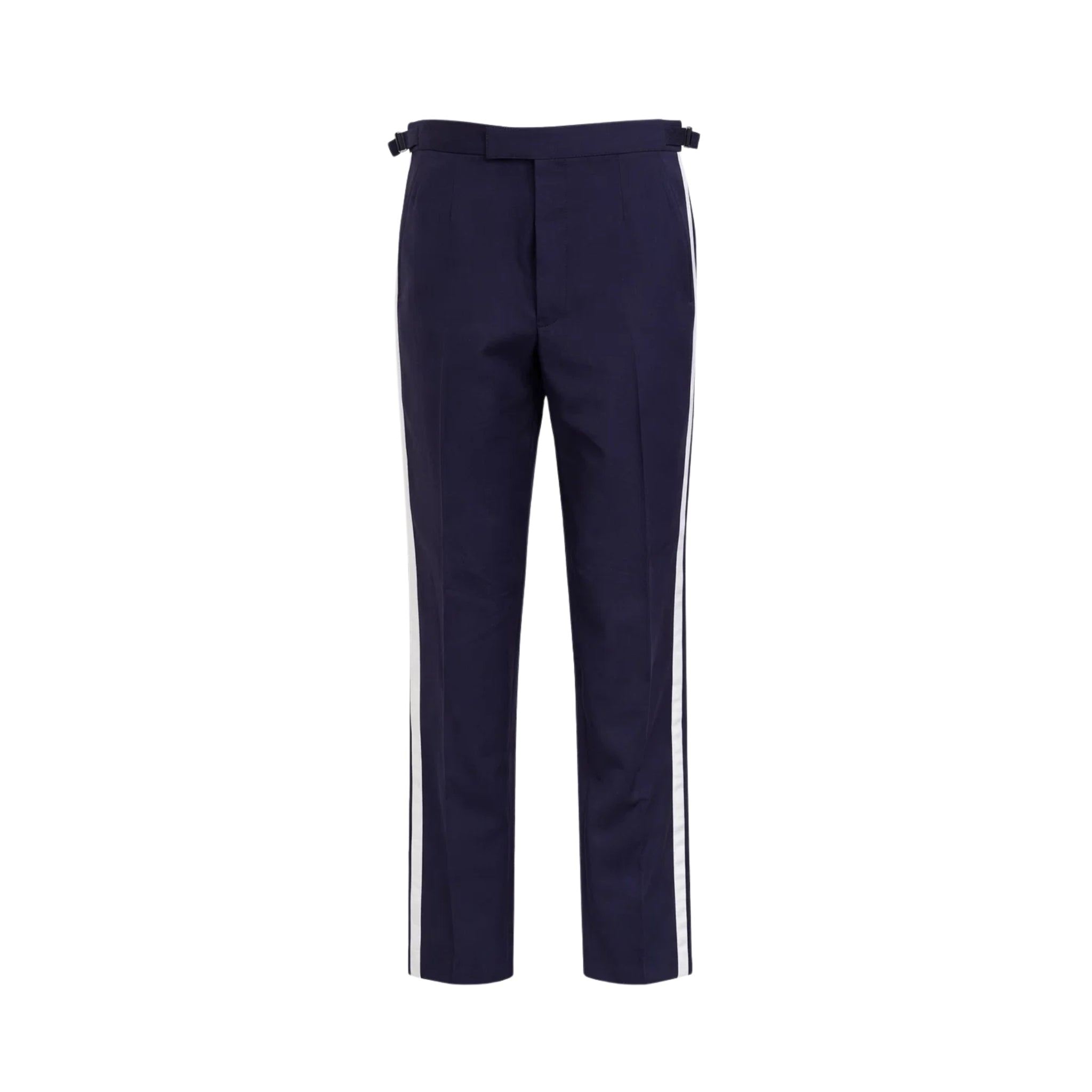 Tailory purple side-stripe tailored trousers front view